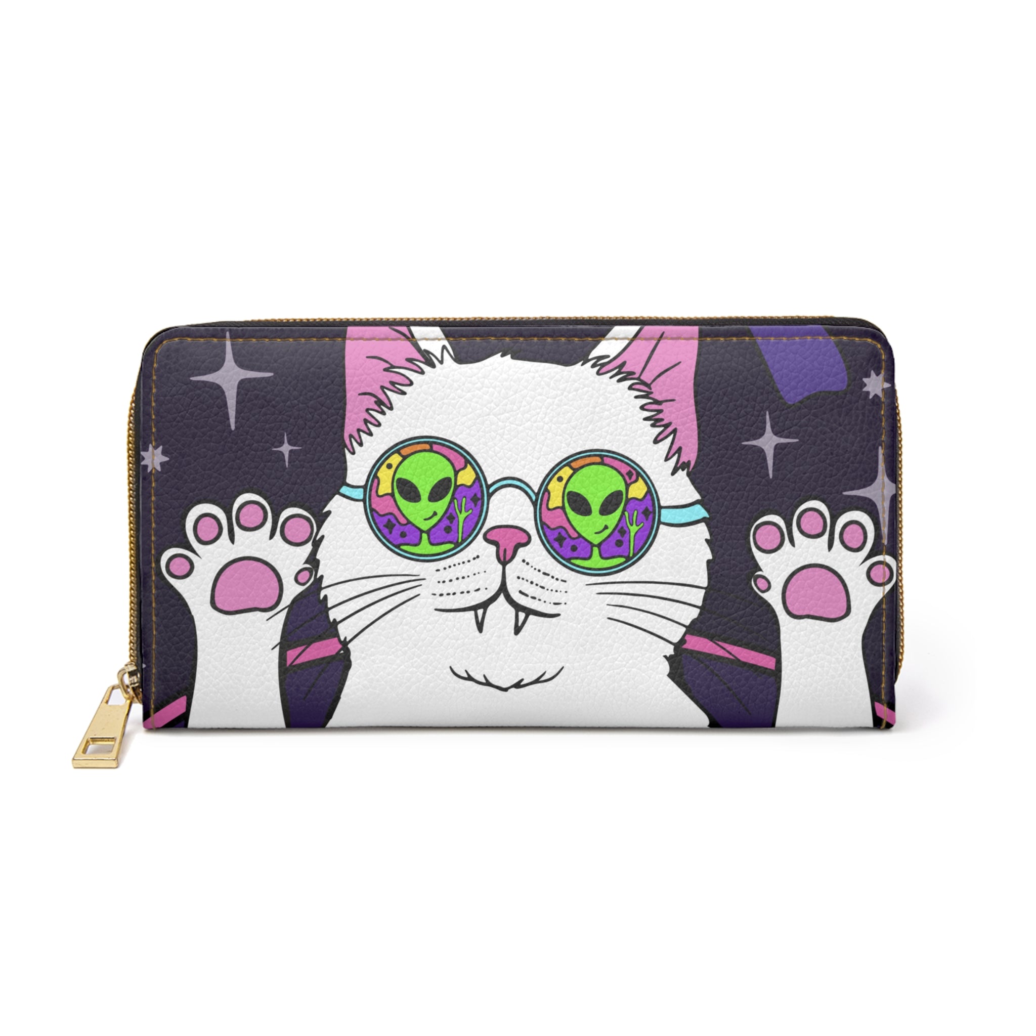 Y2K Alien Kitty in Space Wallet 👽🌌🐱