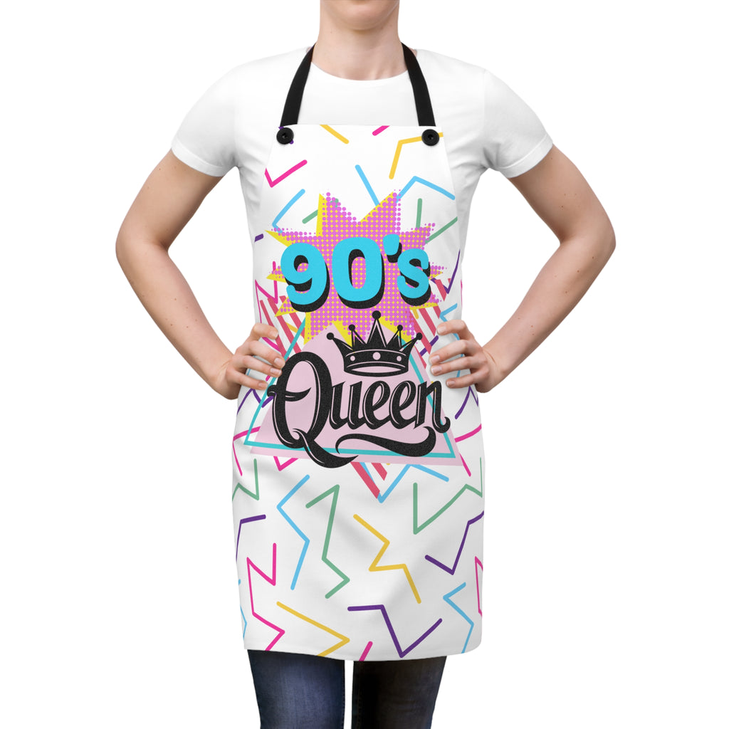 💖👑 90s Queen Playful Apron 🌈✨