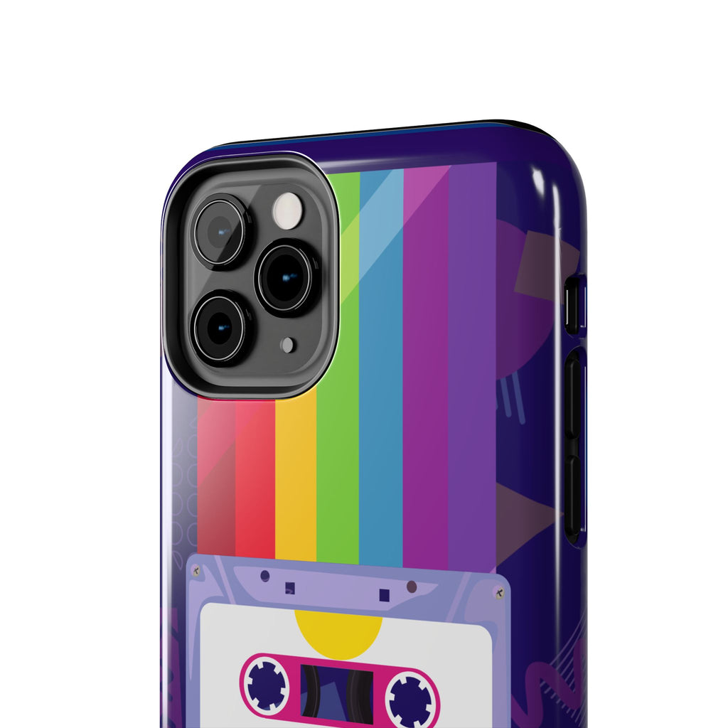 80s–90s Cassette Rainbow Phone Case 📼🌈📱