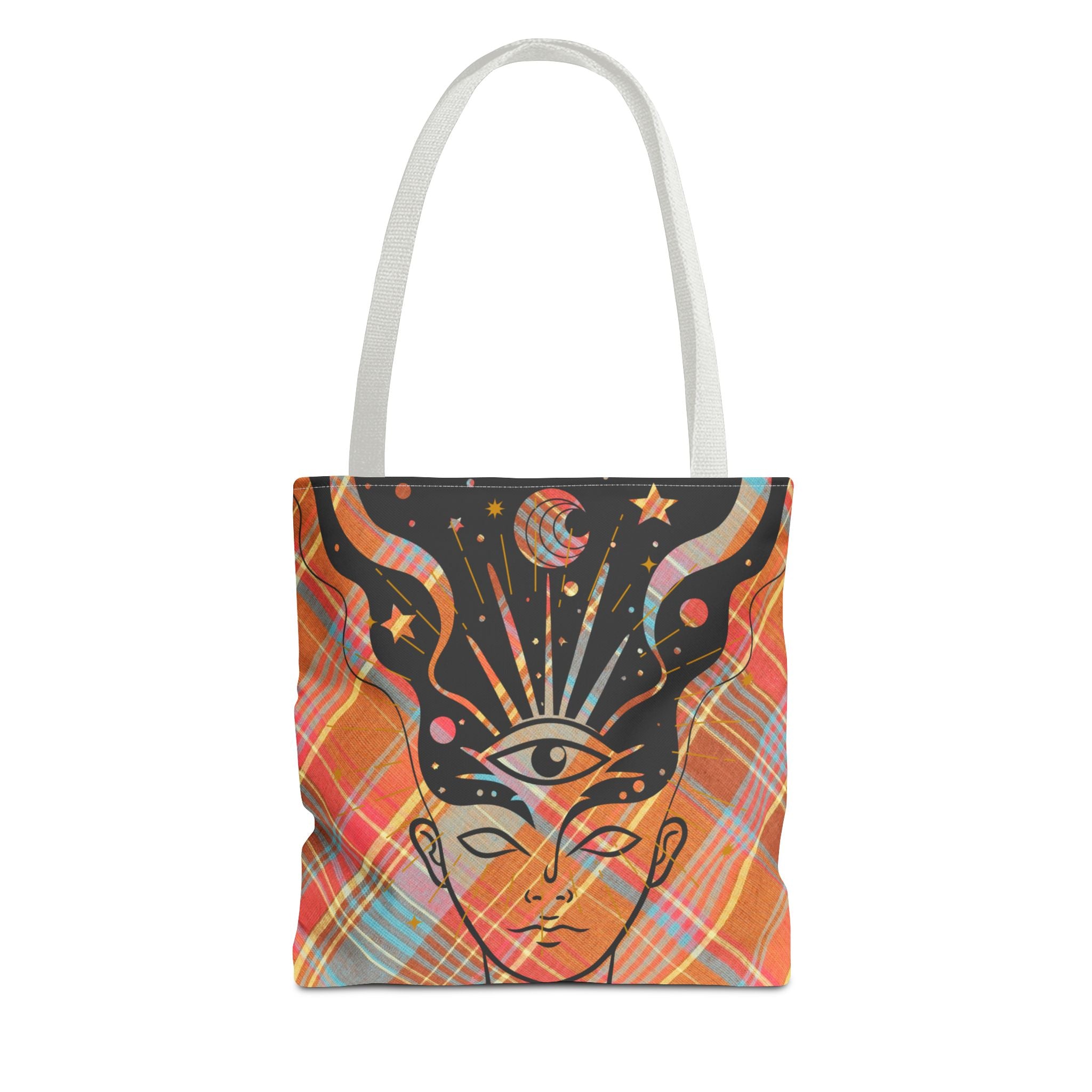 👁️🌼 70s Third Eye Mystical Tote Bag ✨👜