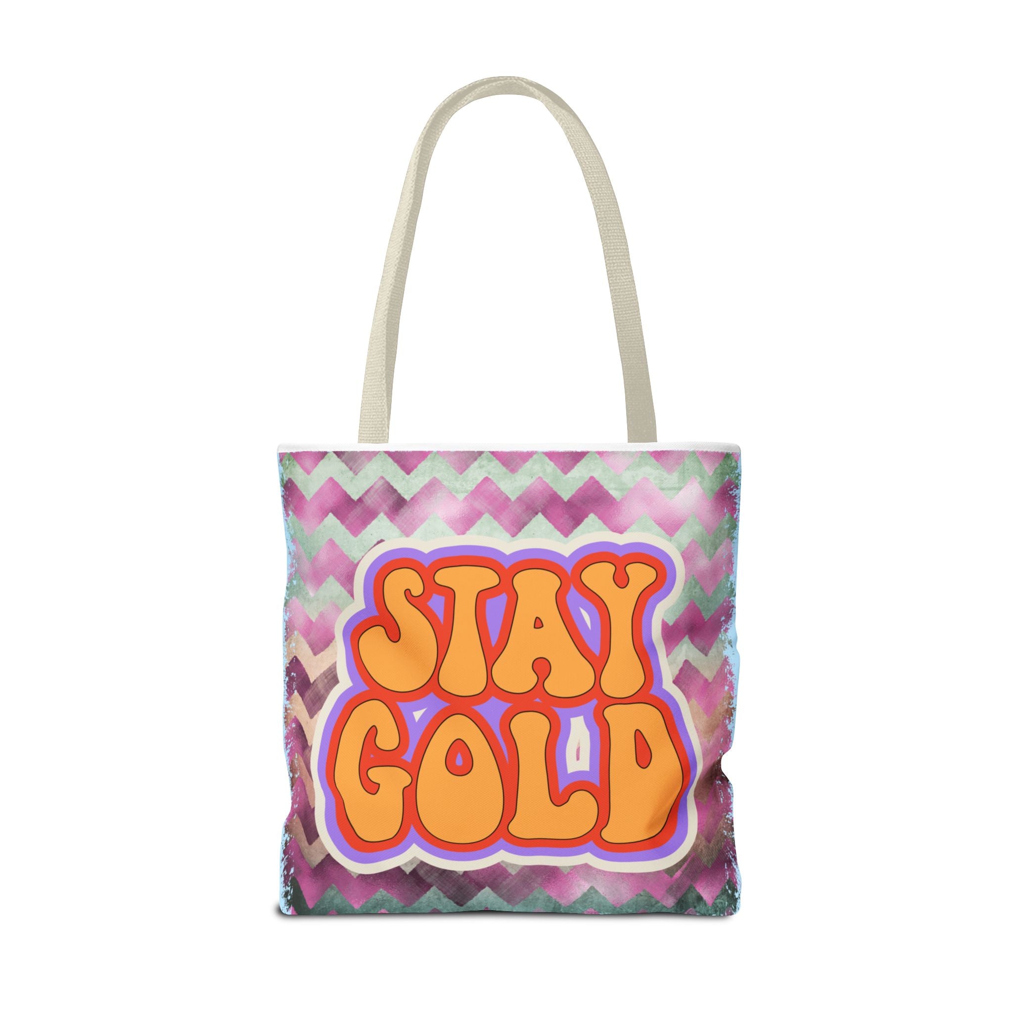 🌟 70s “Stay Gold” Retro Tote Bag