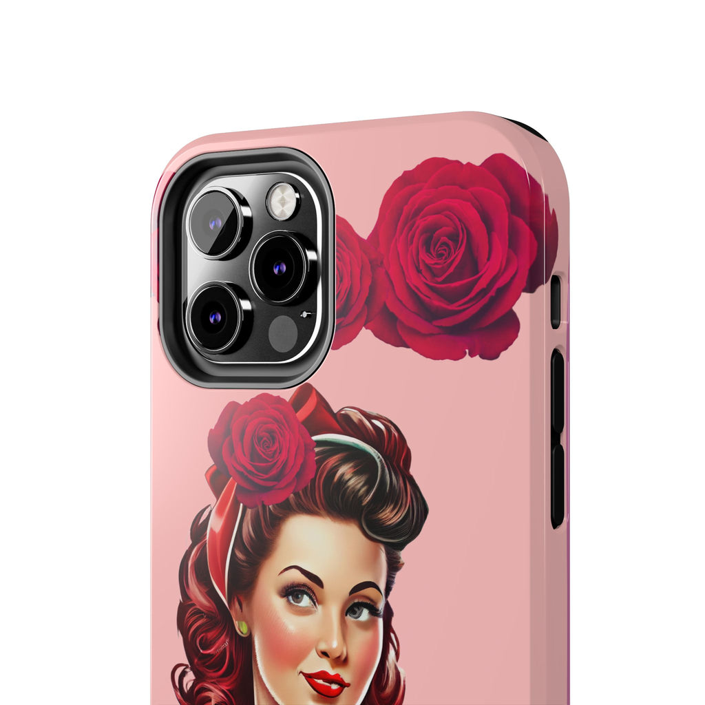 50s Rose Pinup Romance Phone Case 🌹💕📱