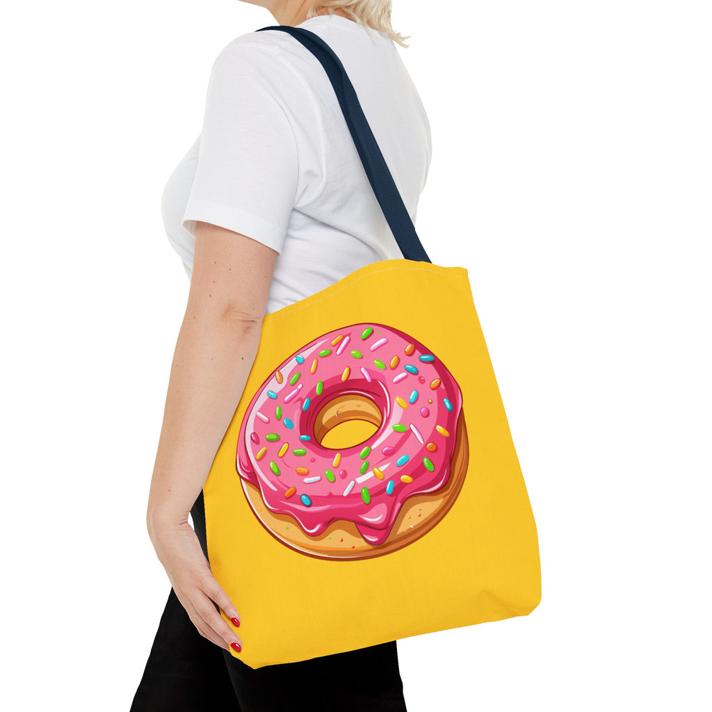 🍩 90s Donut Tote Bag – Bright Sprinkles 🍩