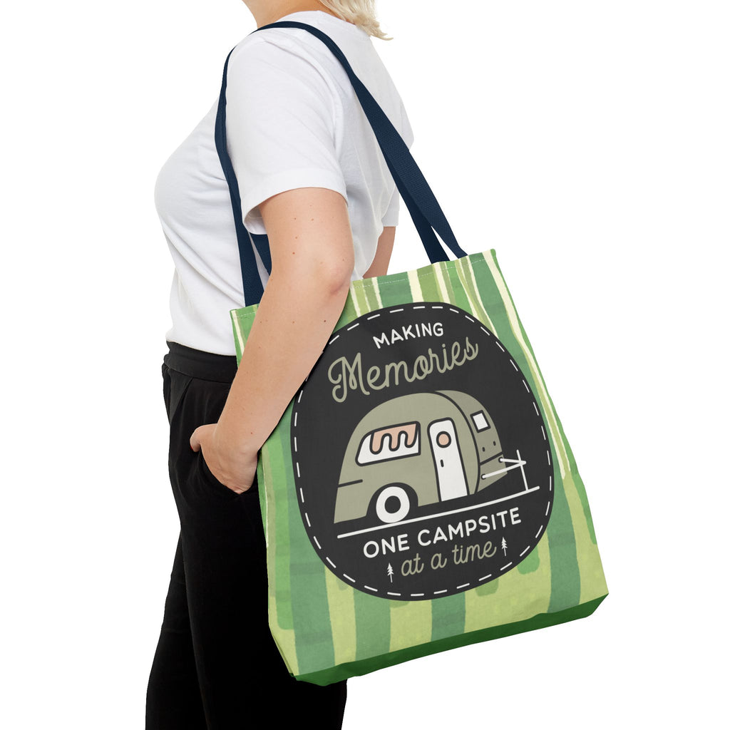 🏕️🌸 50s Making Memories One Campsite at a Time Tote Bag ✨👜