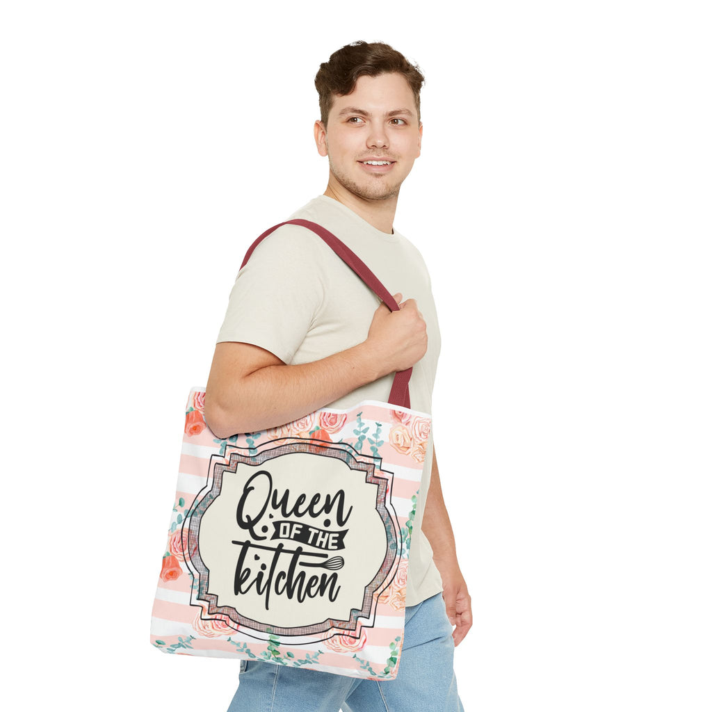 👑🍰 50s Queen of the Kitchen Tote Bag 💖🌸