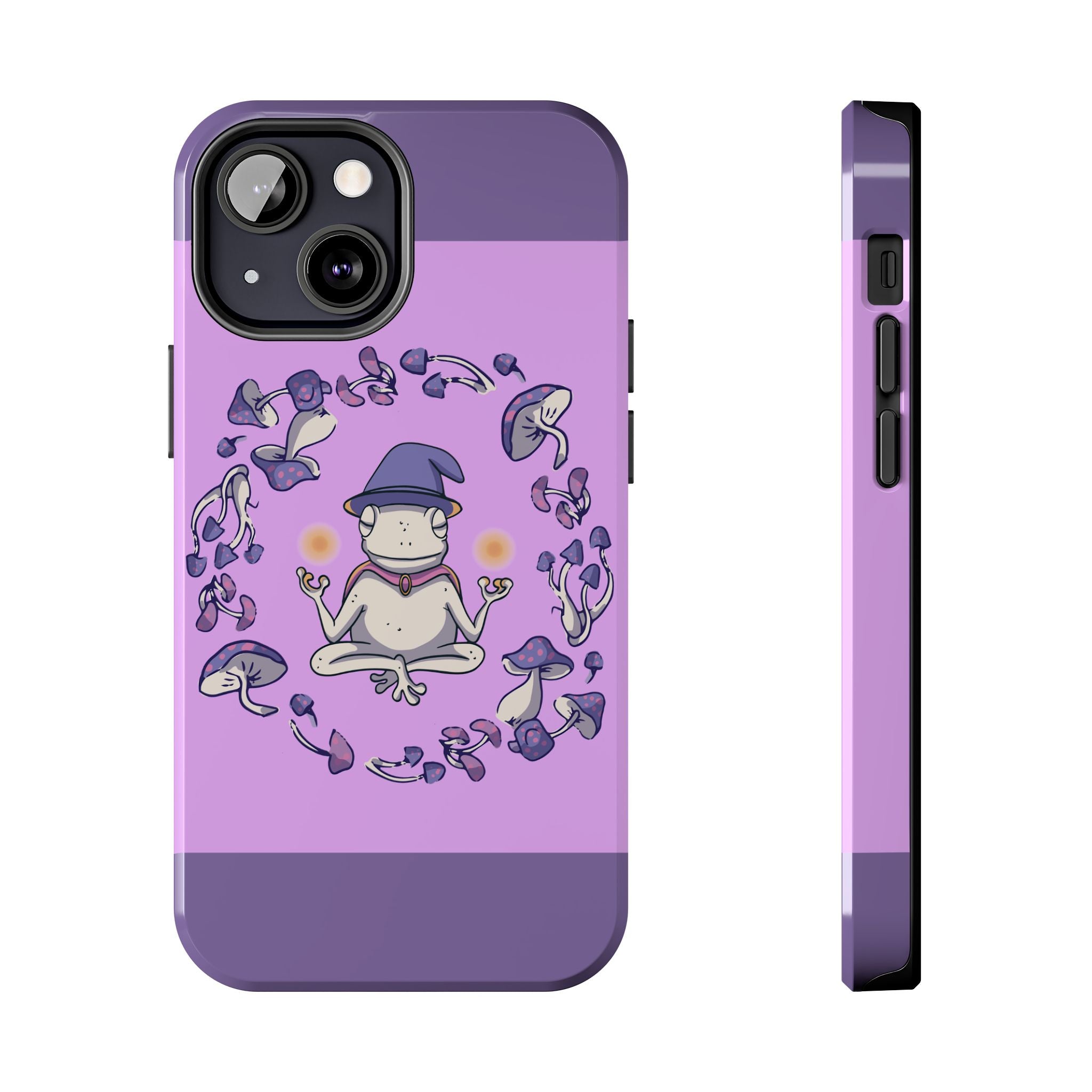 70s Mystical Mushroom Frog Phone Case 🍄🐸✨