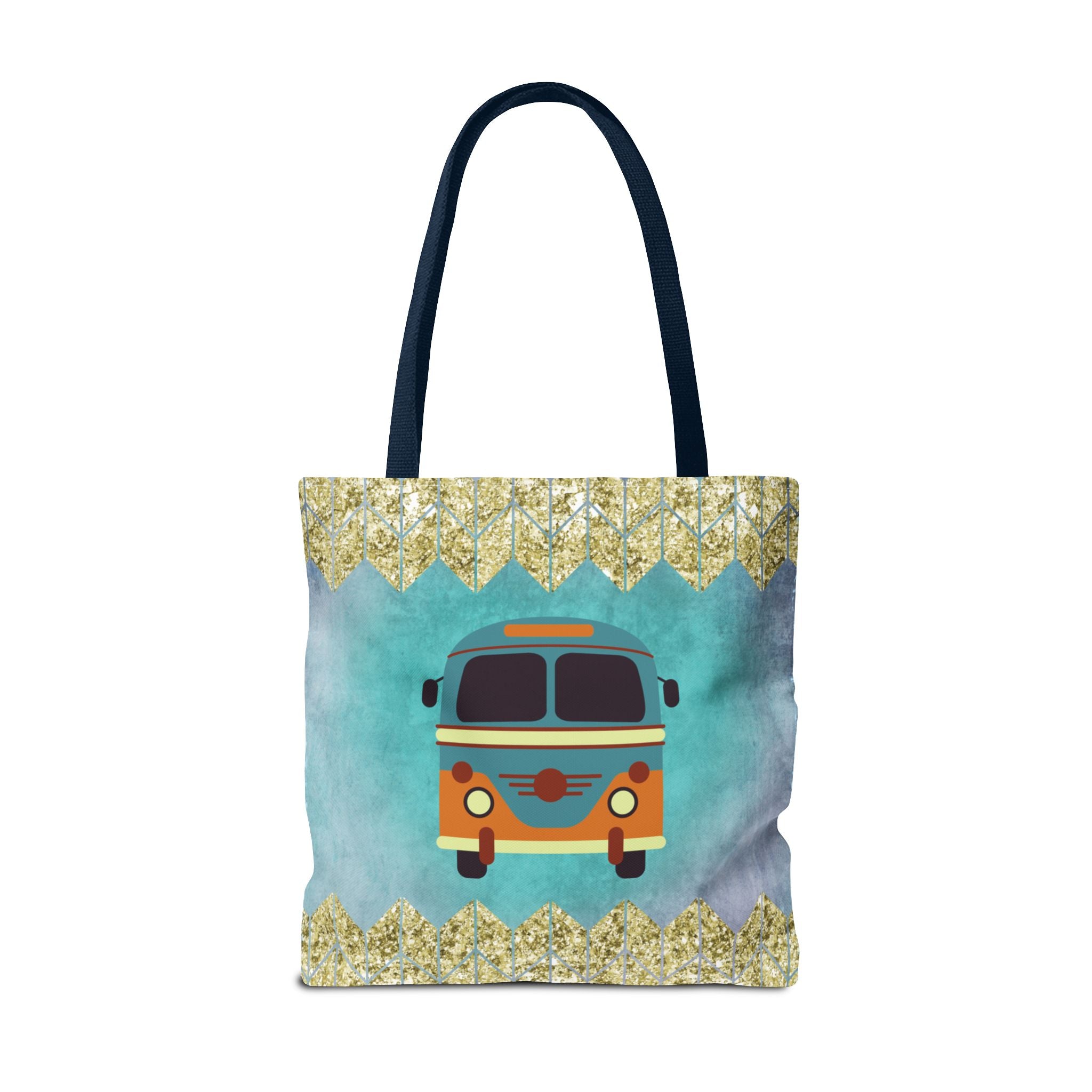 🌈 70s Hippie Soul Van Retro Tote Bag