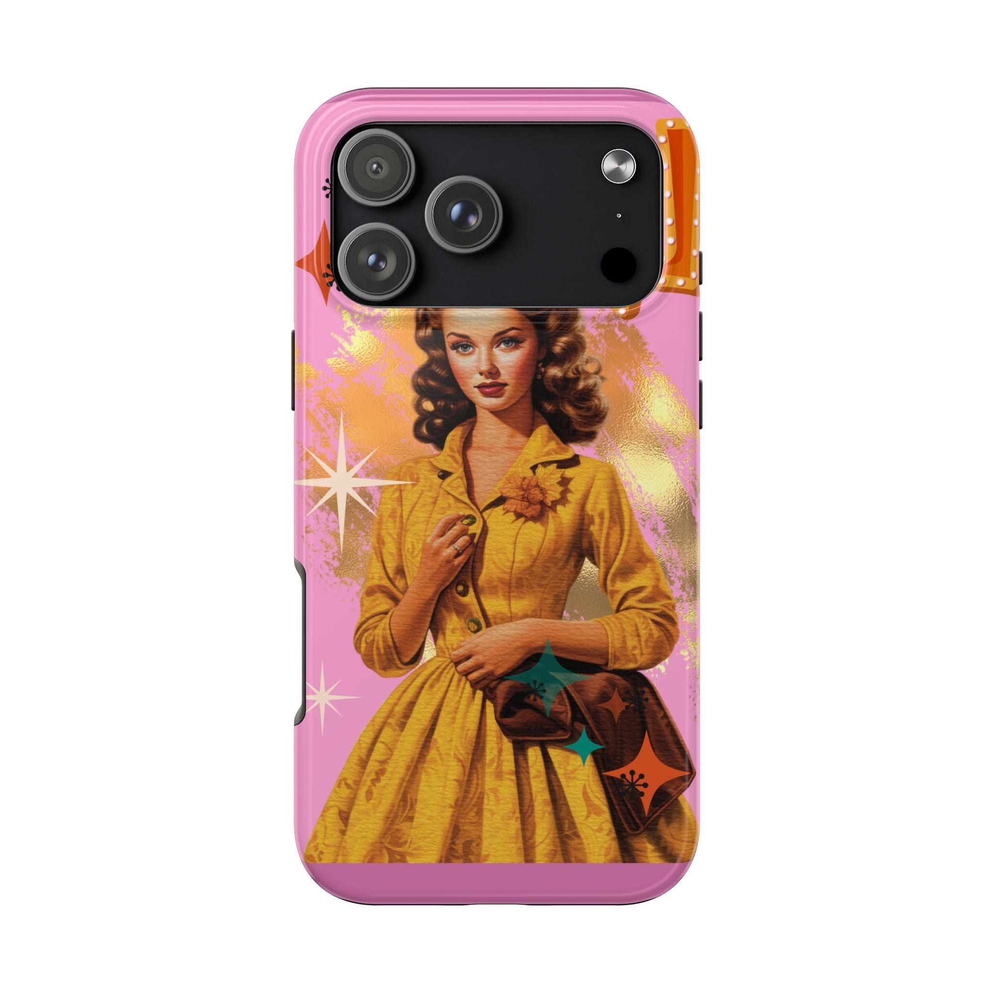 50s Pink Glam Retro Phone Case 💖📱