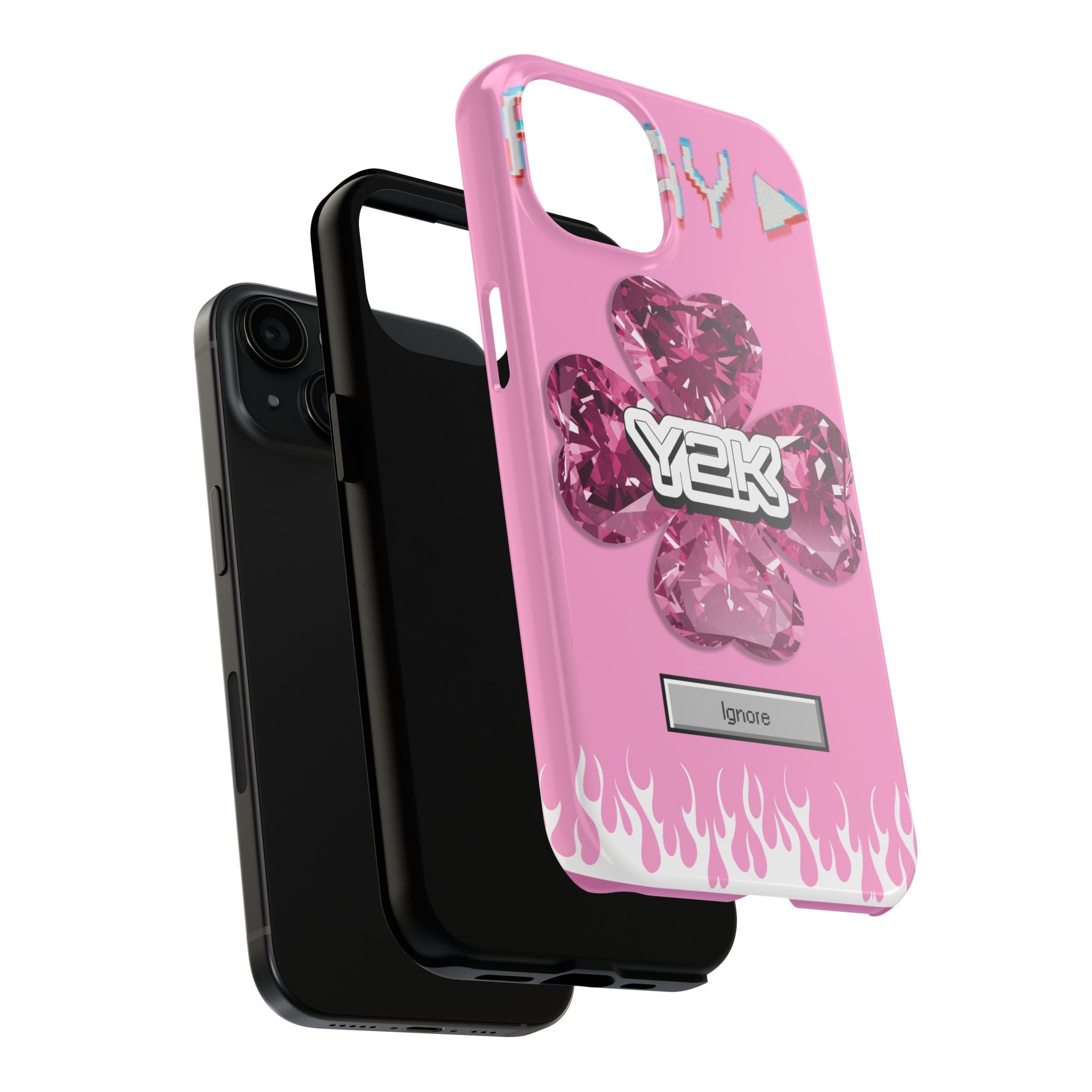 Y2K Play Ignore Sweet Pink Phone Case 💗📱