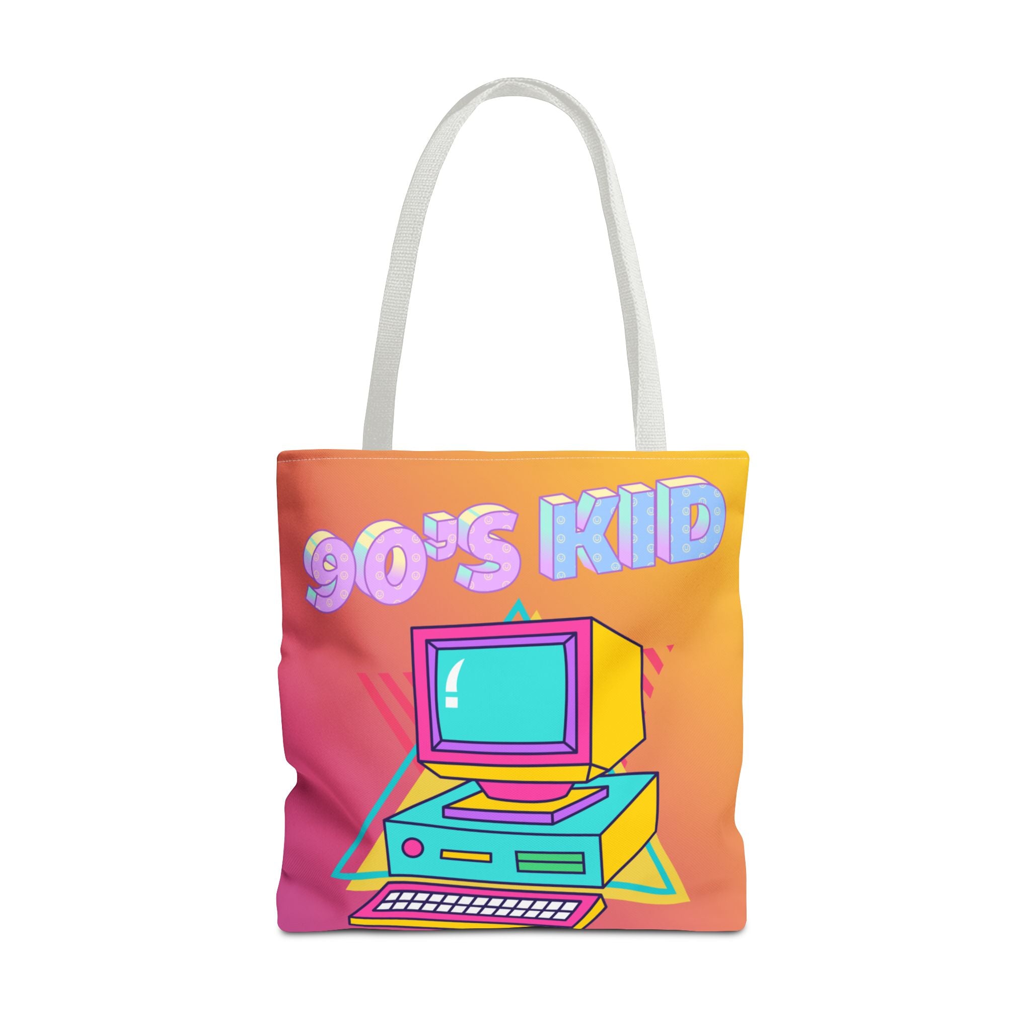 💾🖥️ 90s Kid Computer Tote Bag 🌈✨