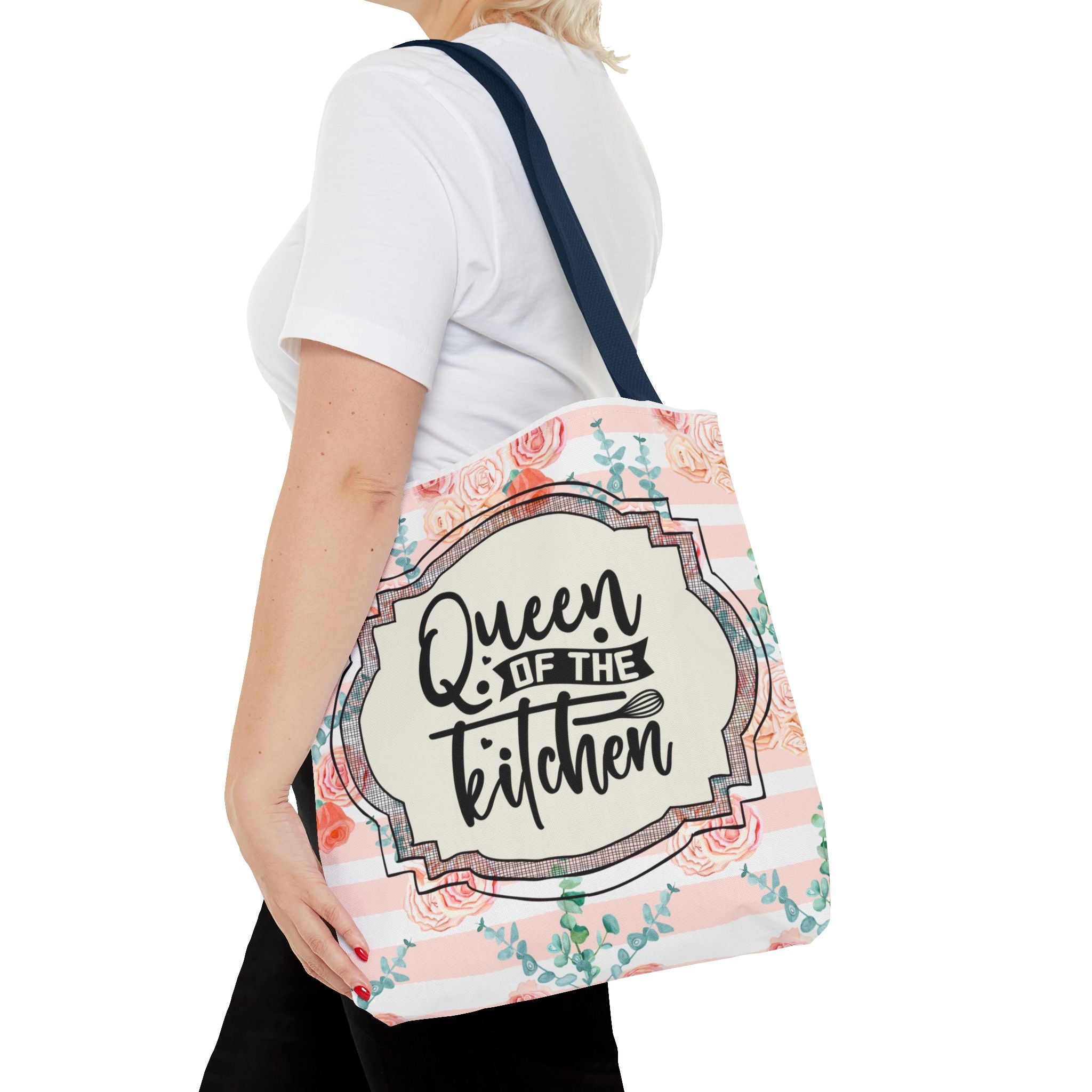 👑🍰 50s Queen of the Kitchen Tote Bag 💖🌸