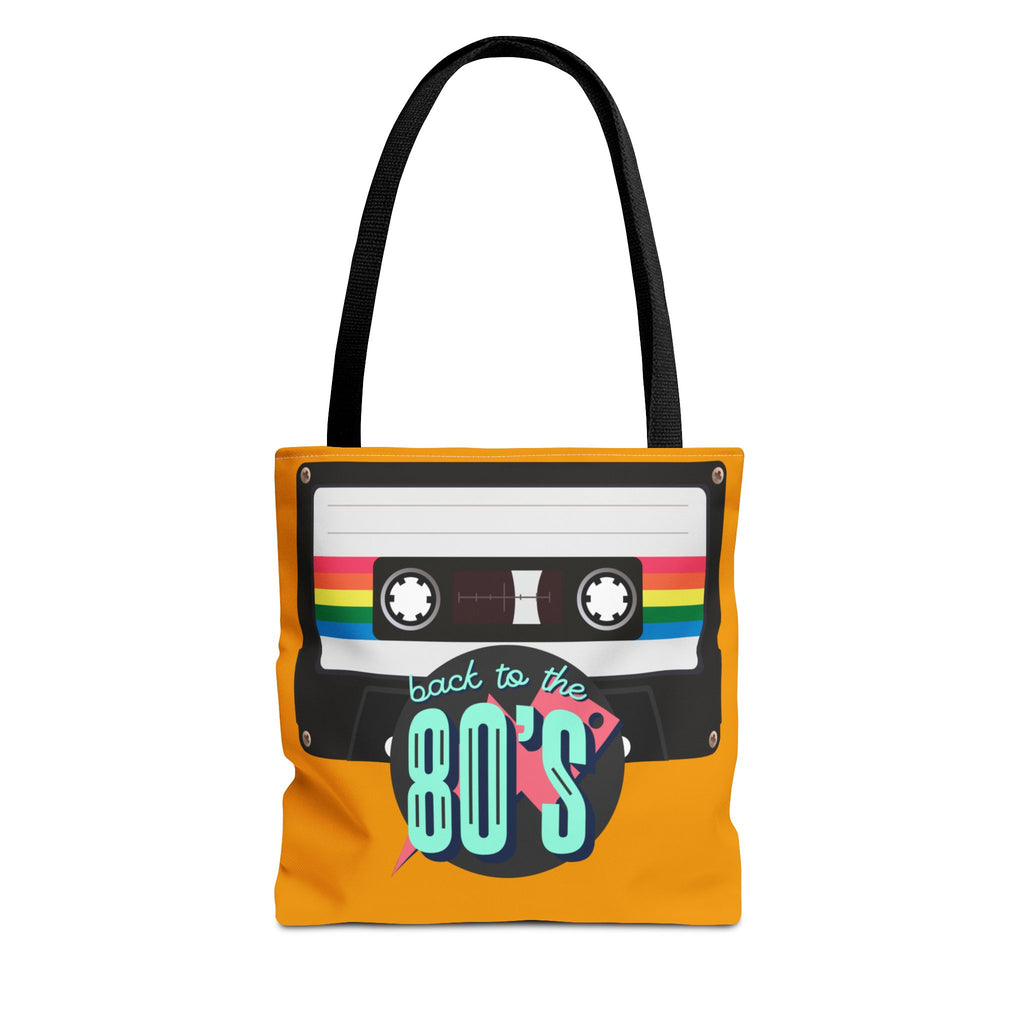 🎵 Back to the 80s Mixtape Retro Tote Bag