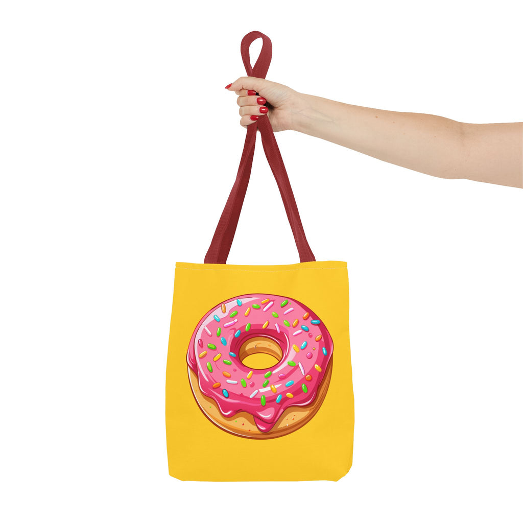 🍩 90s Donut Tote Bag – Bright Sprinkles 🍩