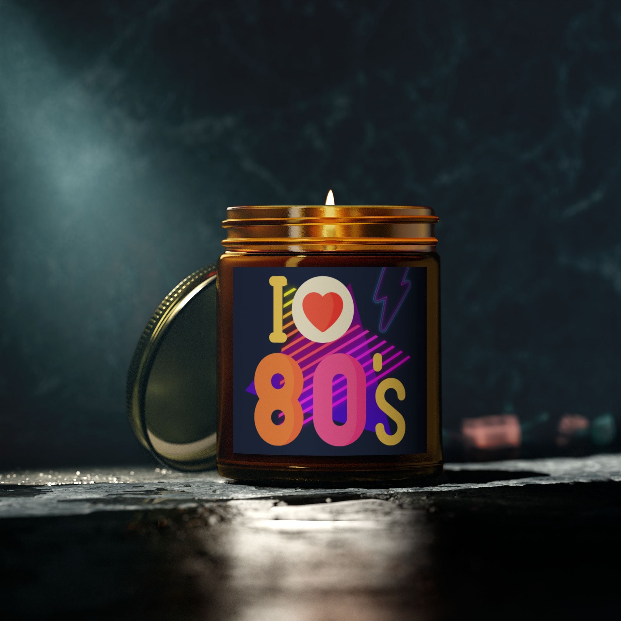 I ❤️ the 80s Candle 🎸🕶️💖