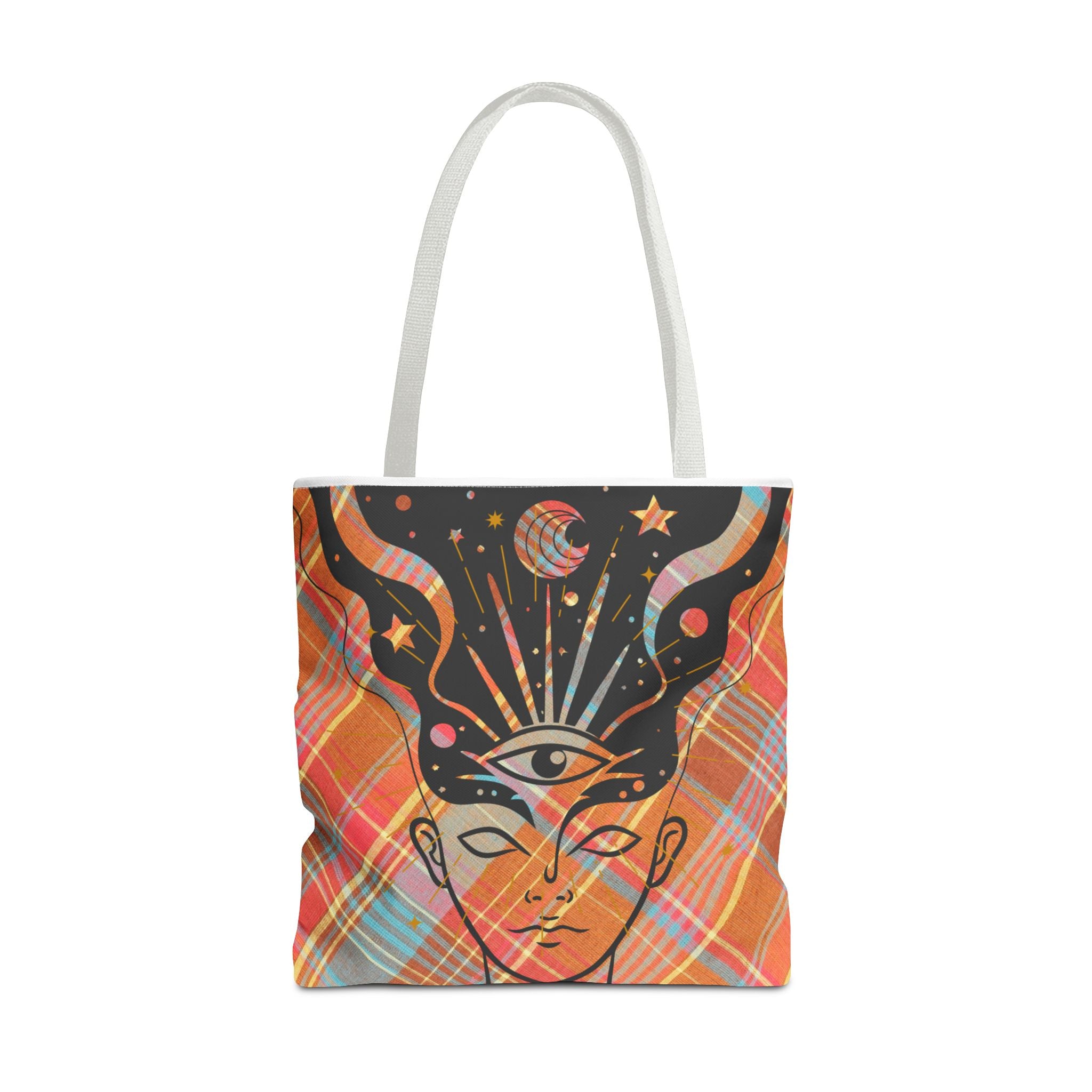 👁️🌼 70s Third Eye Mystical Tote Bag ✨👜