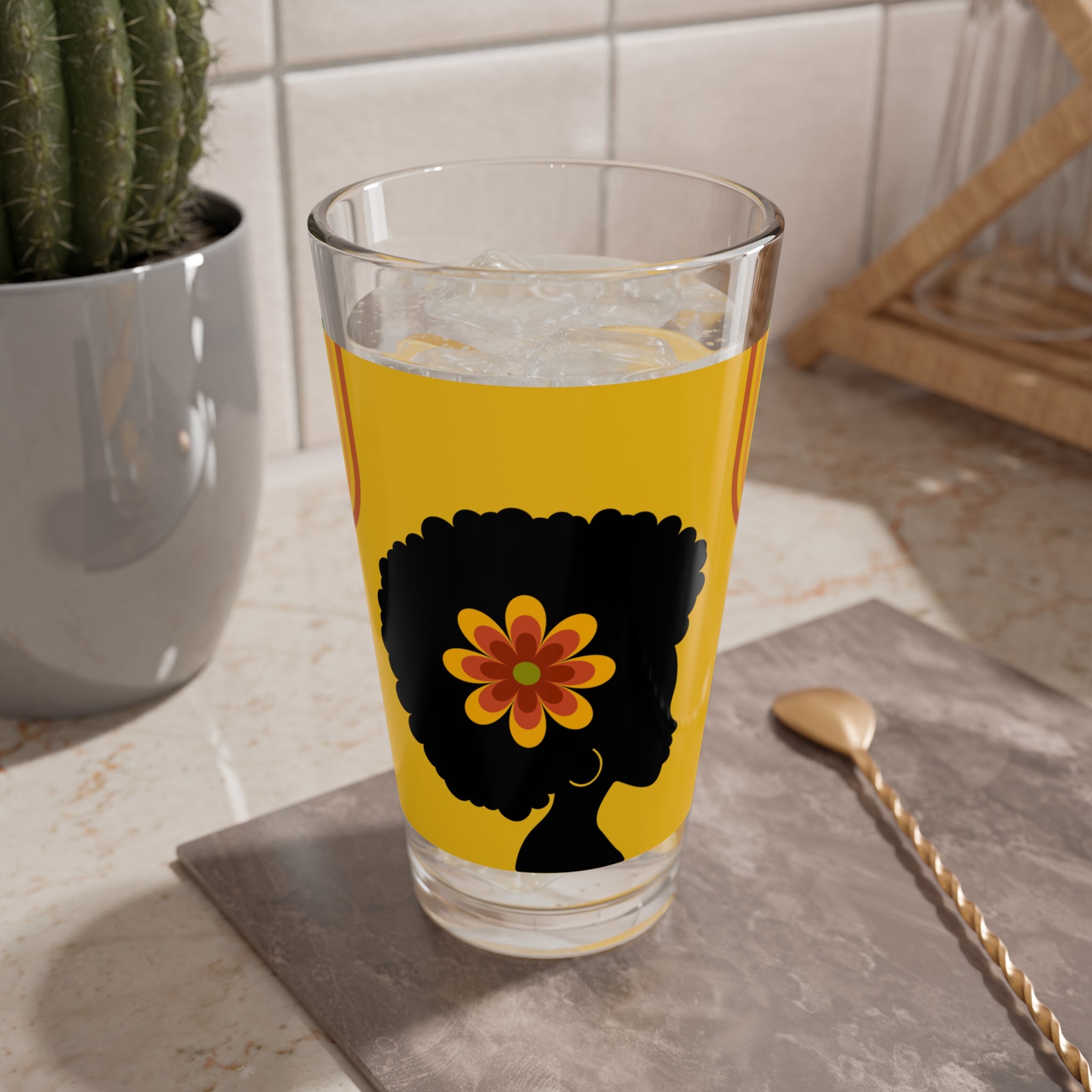 ✨ 70s Style Afro Glass