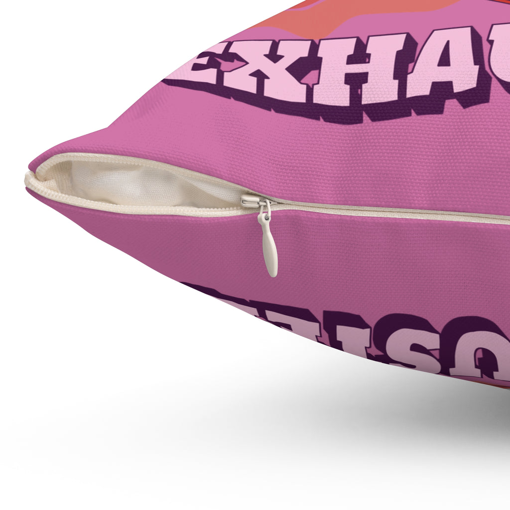 Emotionally Exhausted Y2K Mood Pillow