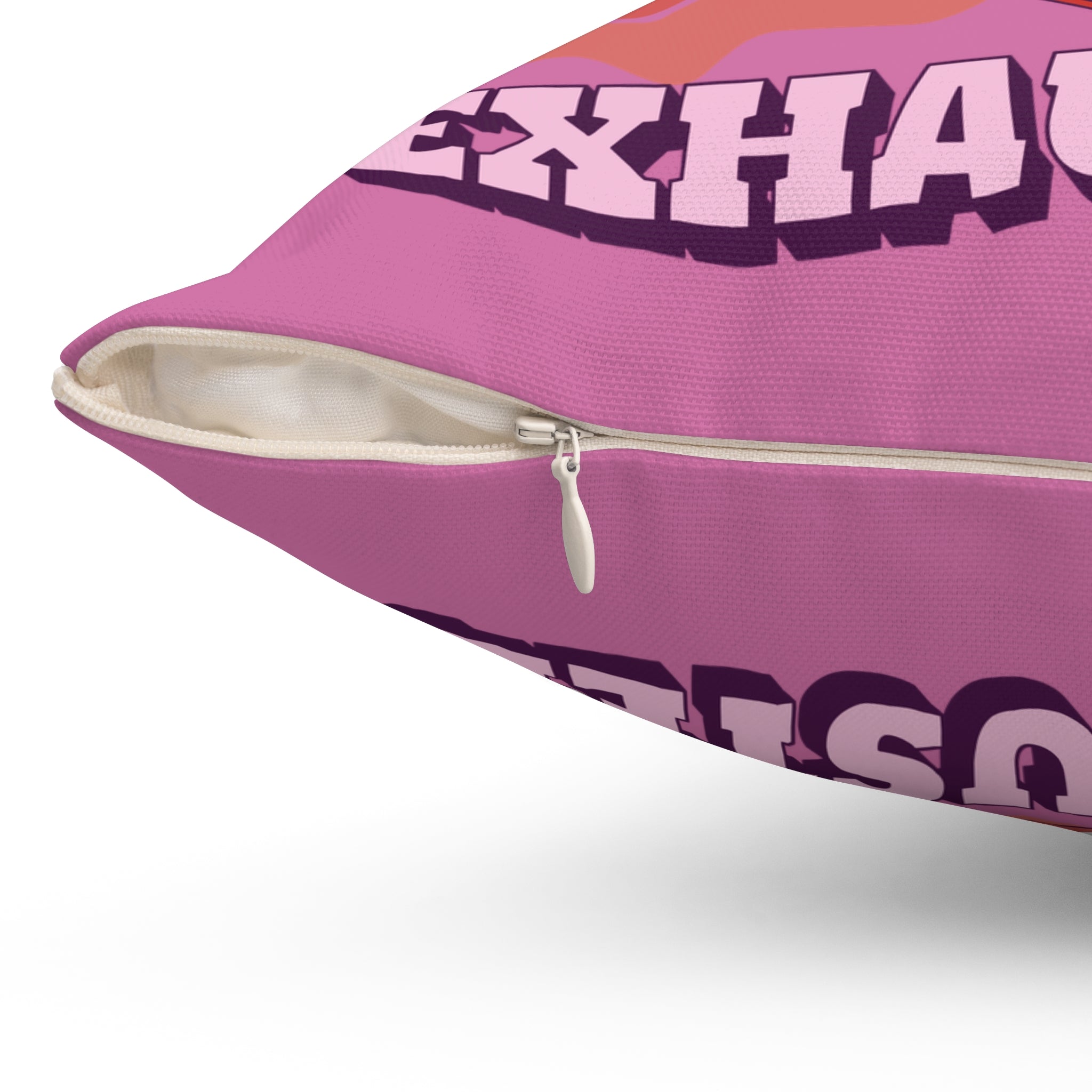Emotionally Exhausted Y2K Mood Pillow