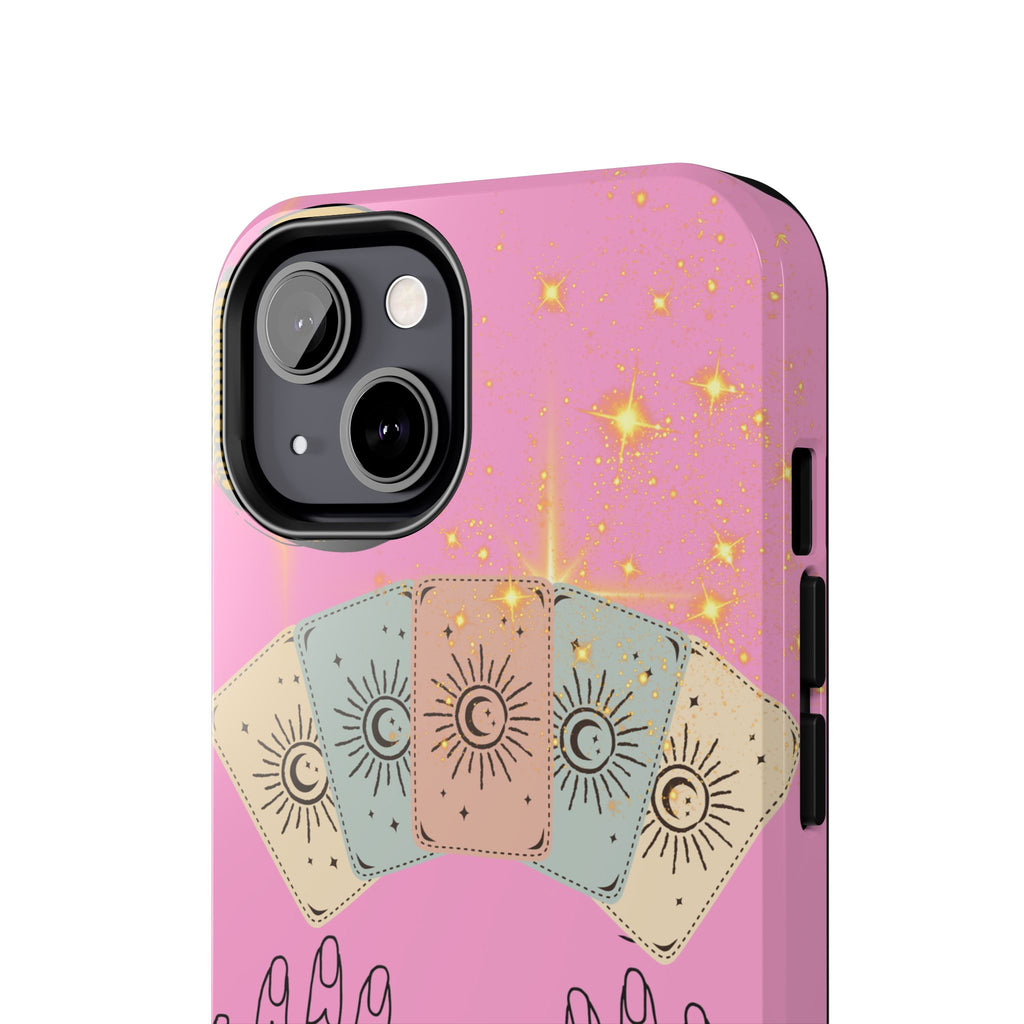 60s–70s Mystical Tarot Henna Hands Phone Case 🔮📱