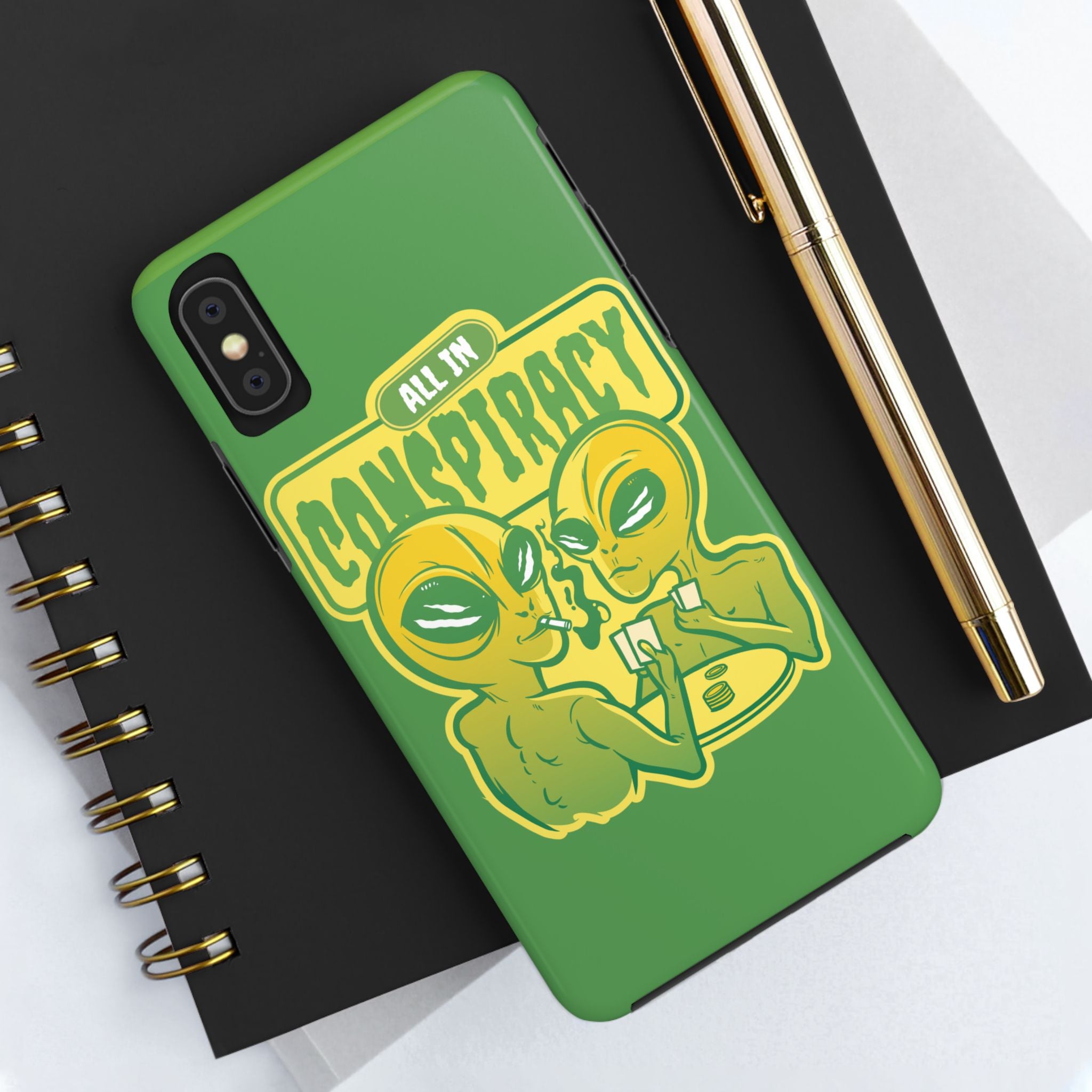 90s All-In Conspiracy Phone Case 📼🌀