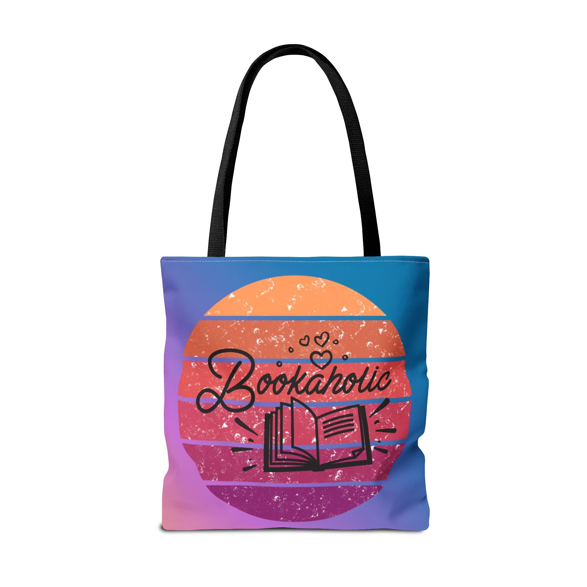 📚 60s Bookaholic Retro Tote Bag