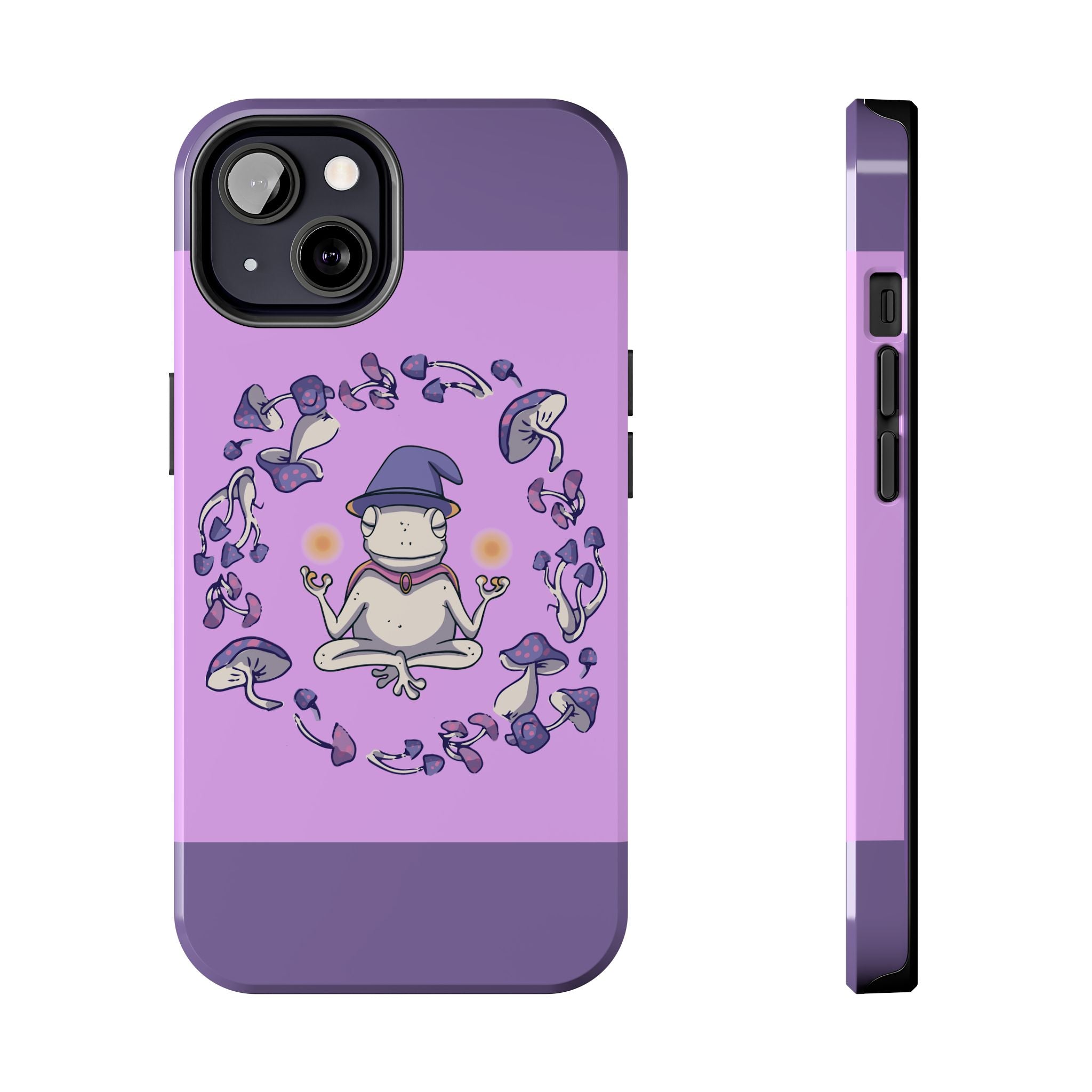 70s Mystical Mushroom Frog Phone Case 🍄🐸✨