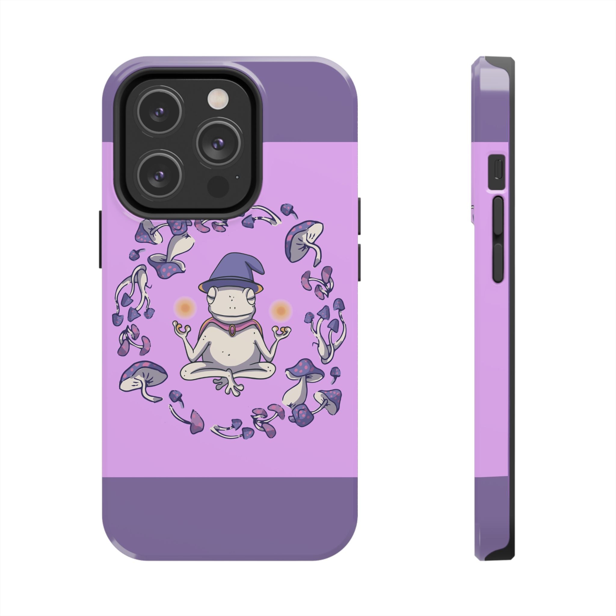 70s Mystical Mushroom Frog Phone Case 🍄🐸✨