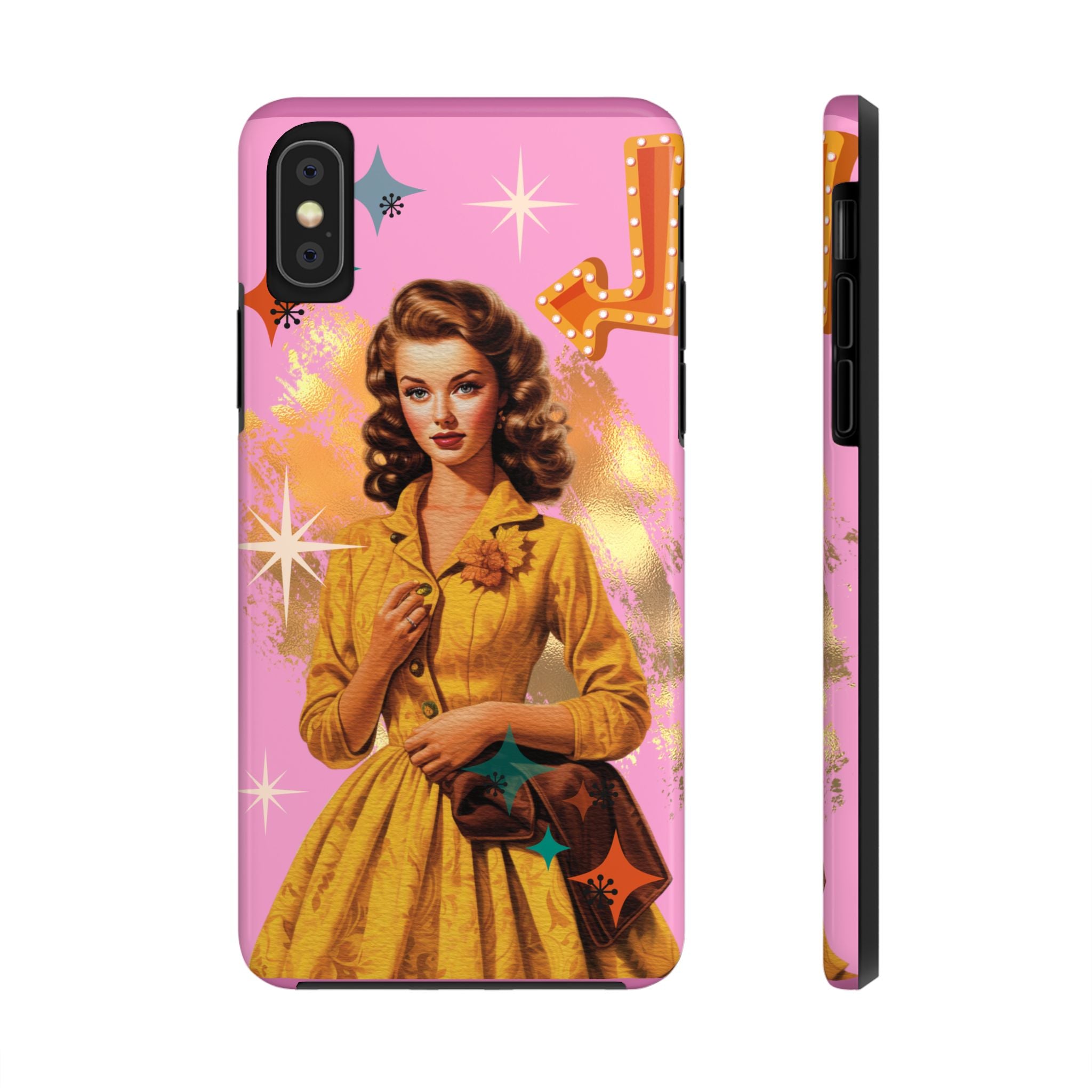 50s Pink Glam Retro Phone Case 💖📱