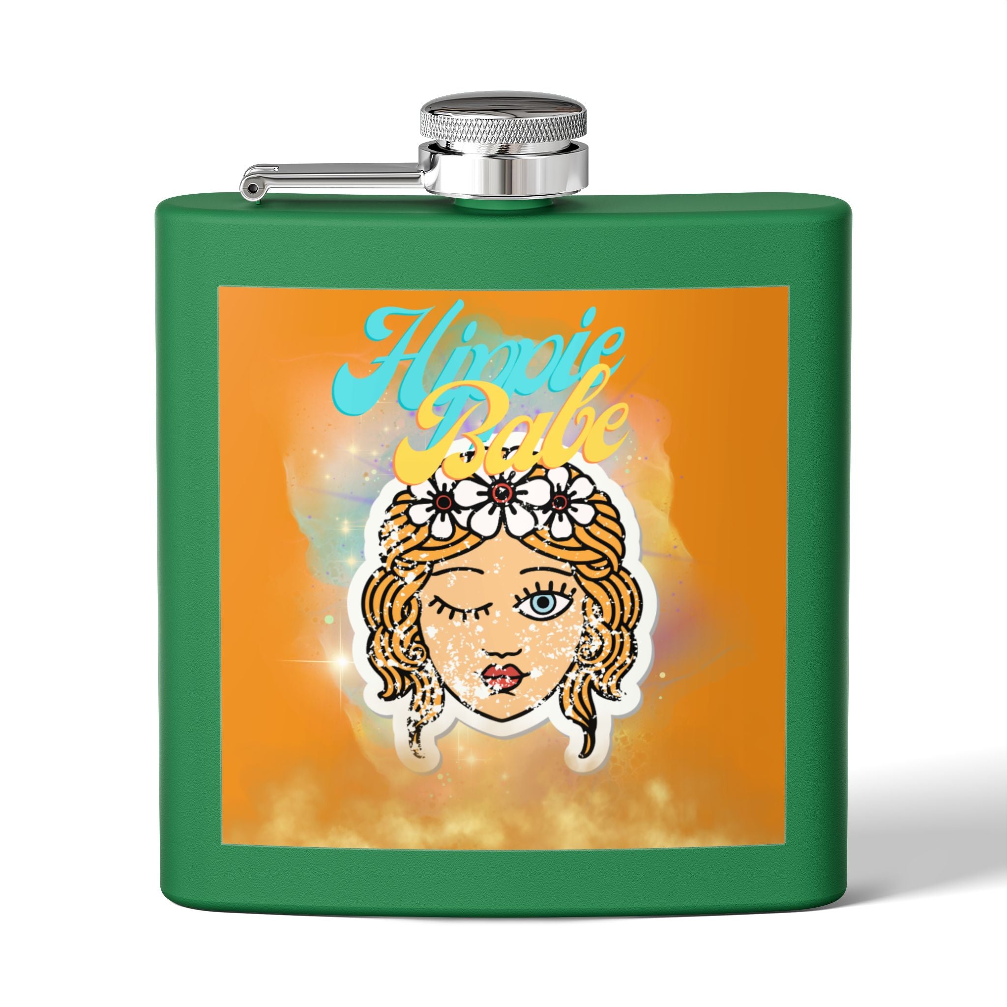 Hippie Babe Flask