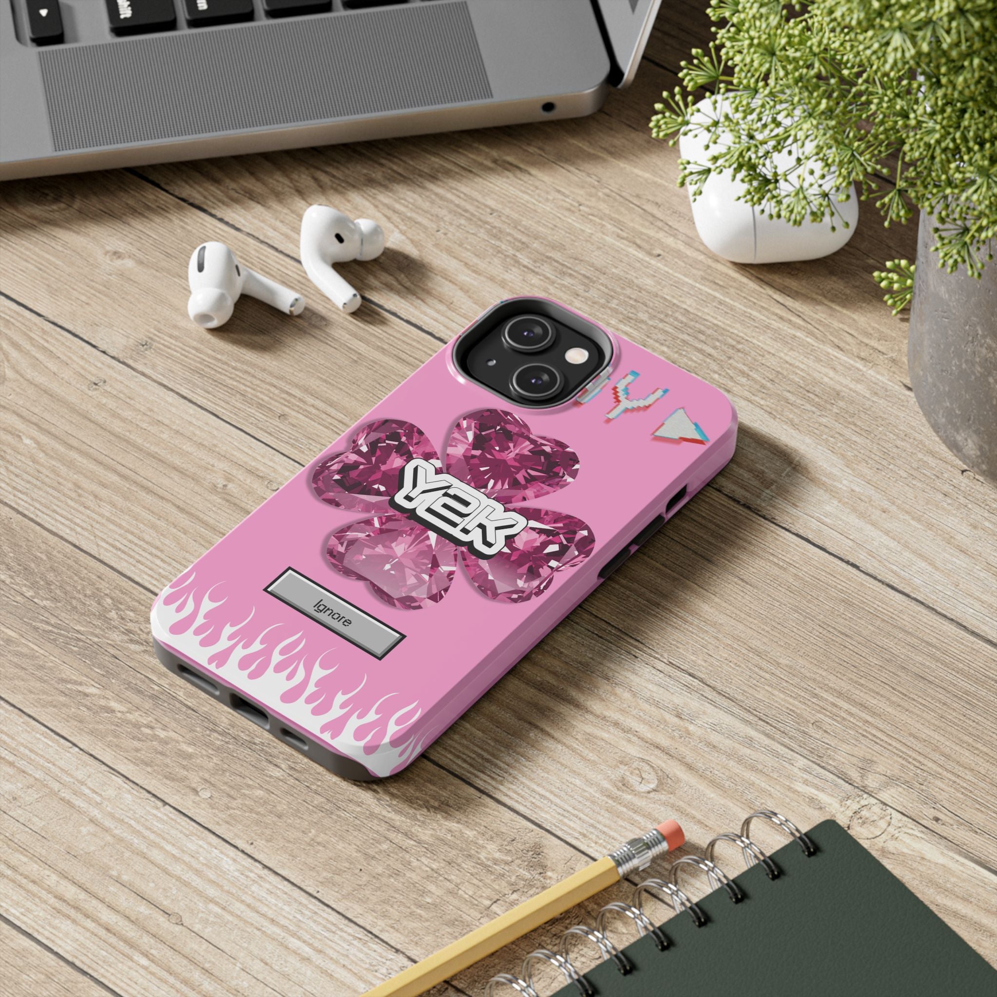 Y2K Play Ignore Sweet Pink Phone Case 💗📱