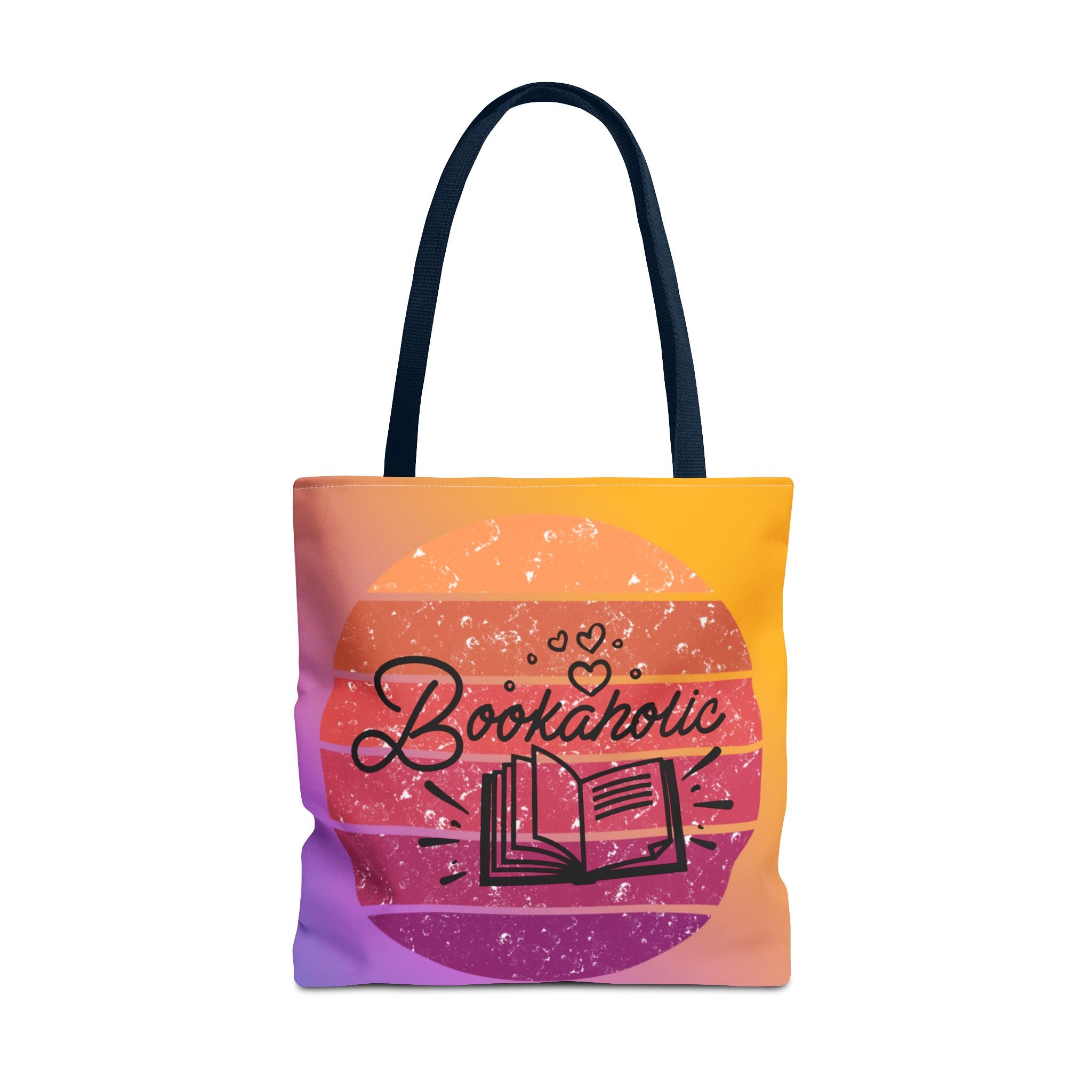 📚 60s Bookaholic Retro Tote Bag