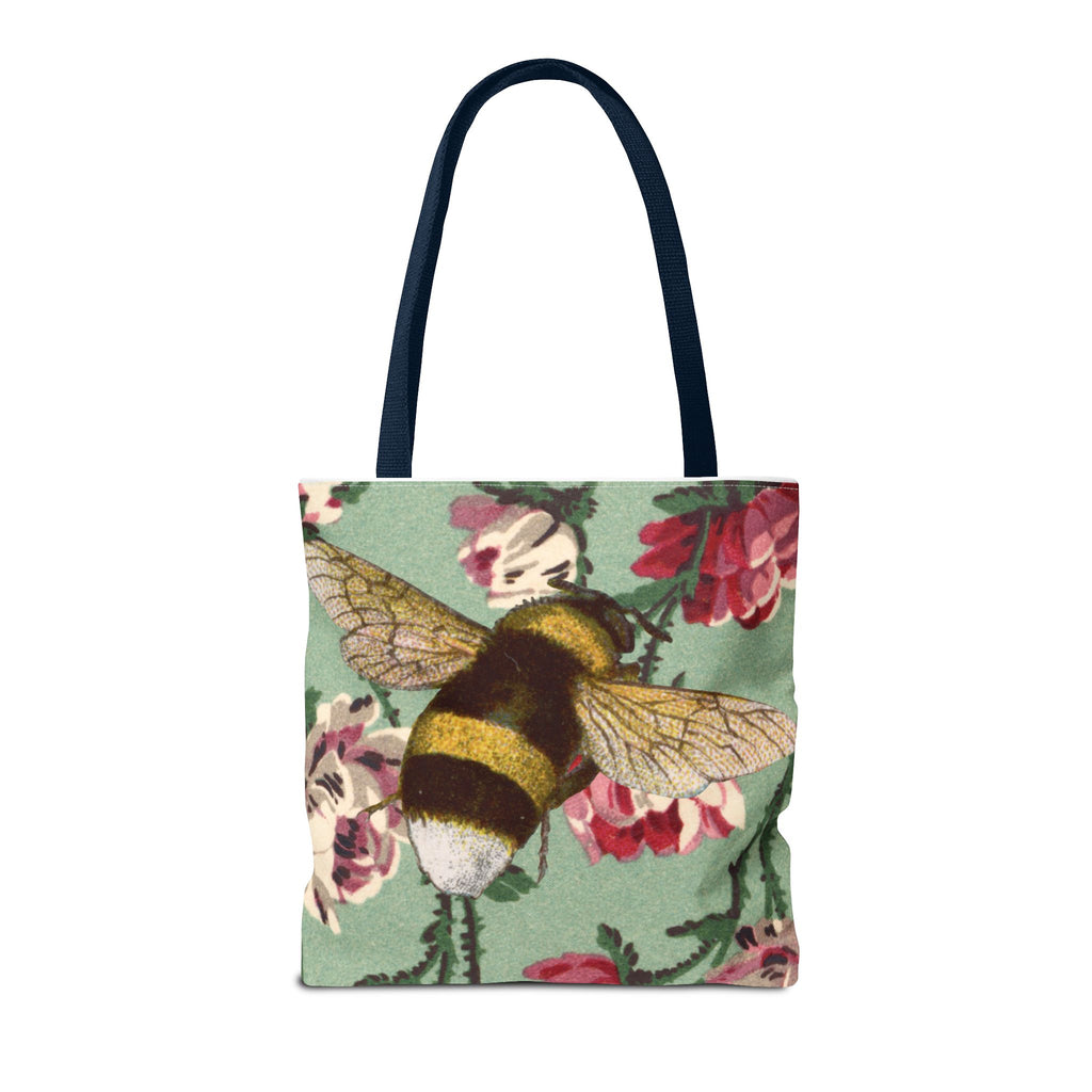 🐝🌼 60s Bumble Bee Floral Tote Bag 🌸✨