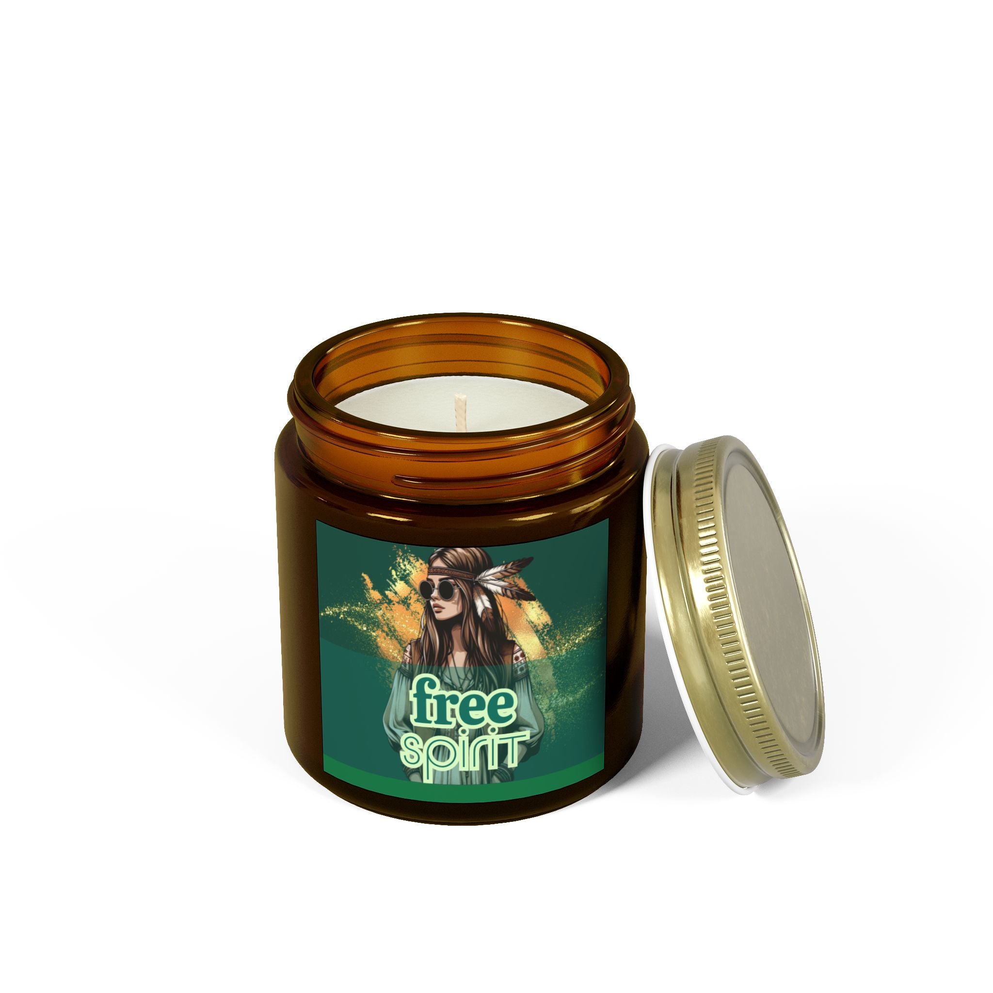 🌼 Free Spirit Hippie Girl Candle