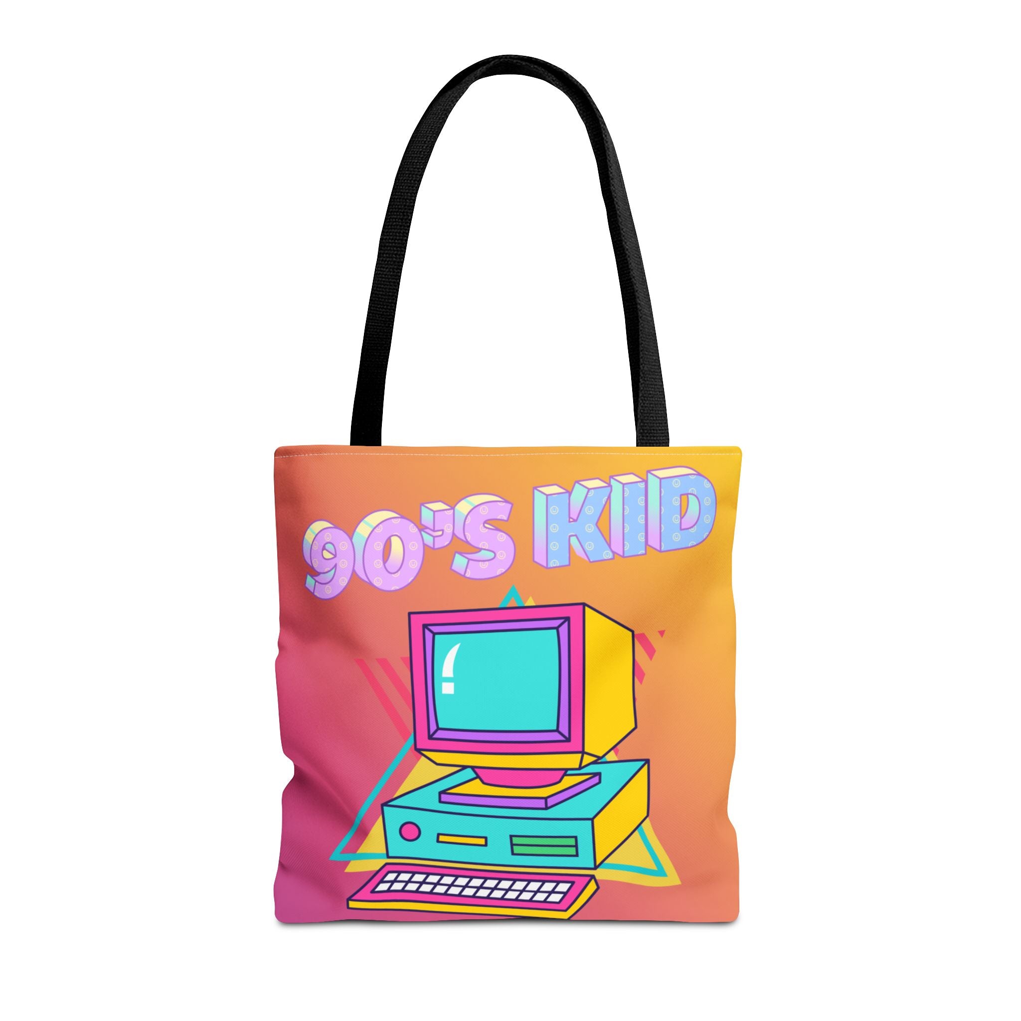 💾🖥️ 90s Kid Computer Tote Bag 🌈✨