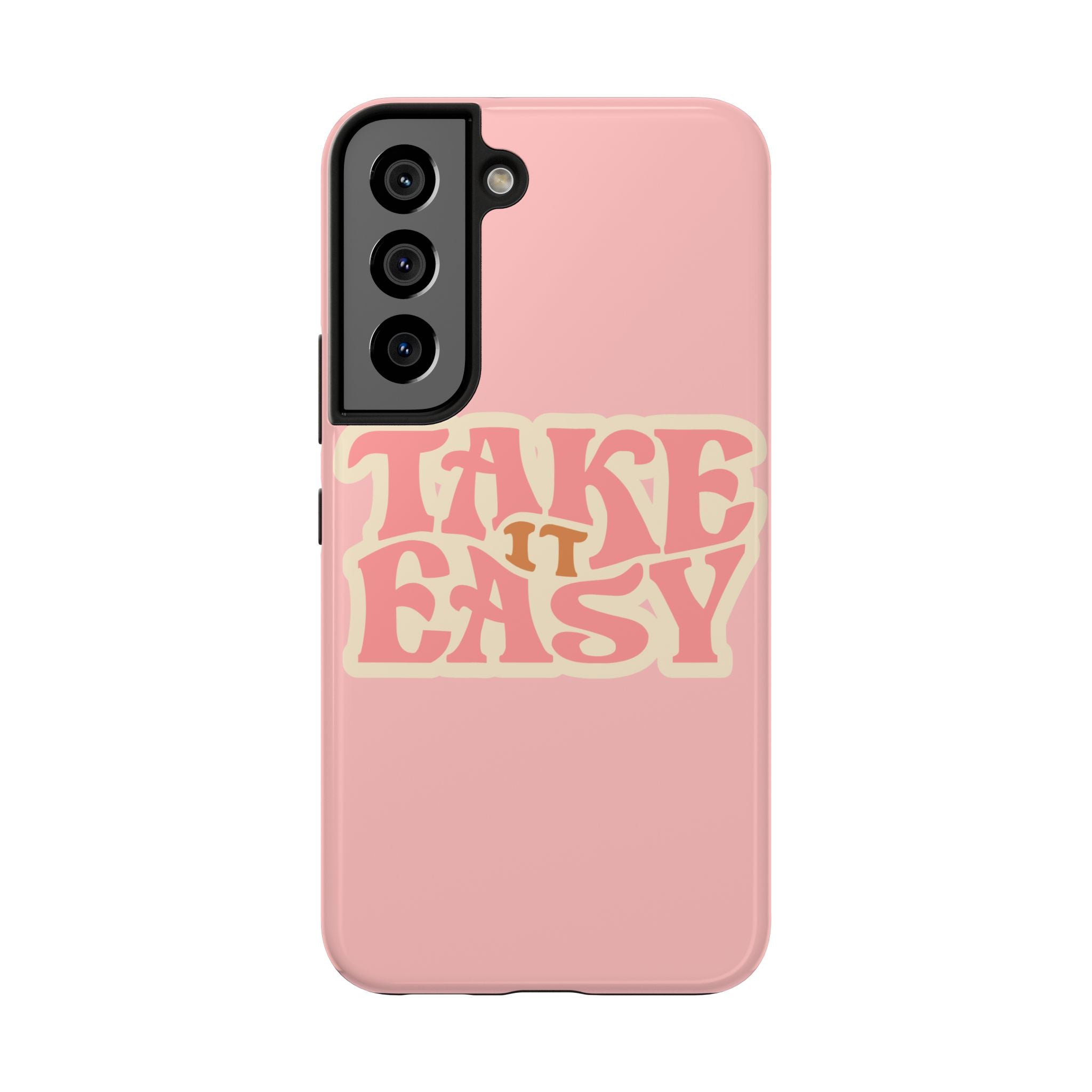 60s Pink Take It Easy Phone Case 🌸✌️📱