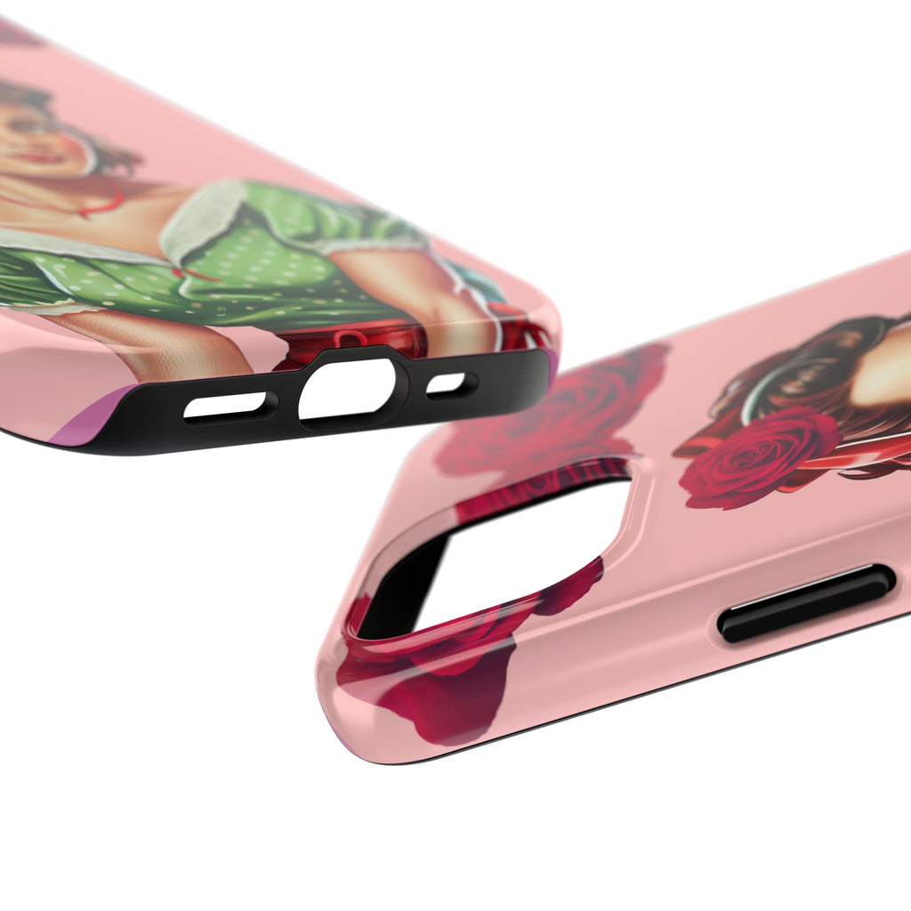 50s Rose Pinup Romance Phone Case 🌹💕📱
