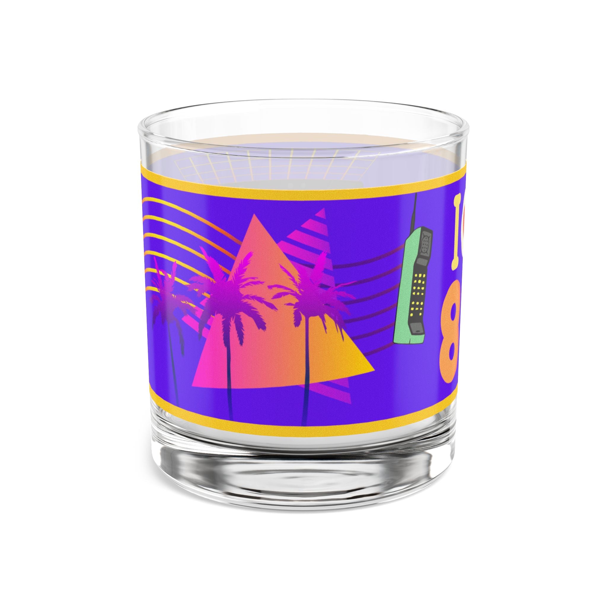 💖 I Heart the 80s Retro Glass 🎸✨