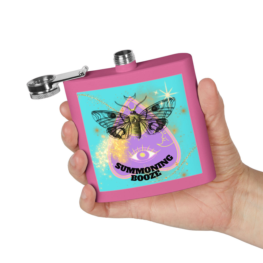 🔮 Summoning Booze Moth Ouija Flask