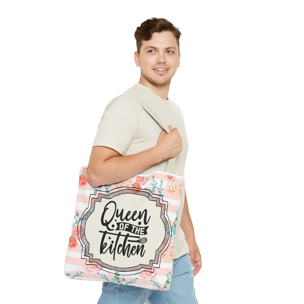 👑🍰 50s Queen of the Kitchen Tote Bag 💖🌸