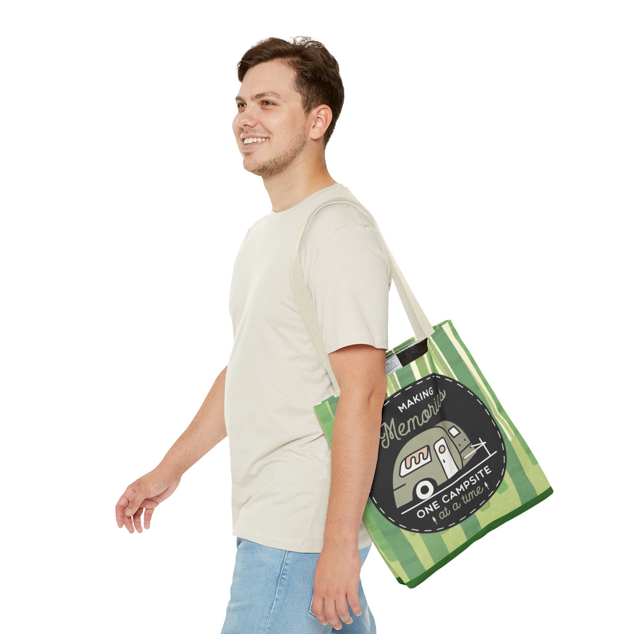 🏕️🌸 50s Making Memories One Campsite at a Time Tote Bag ✨👜