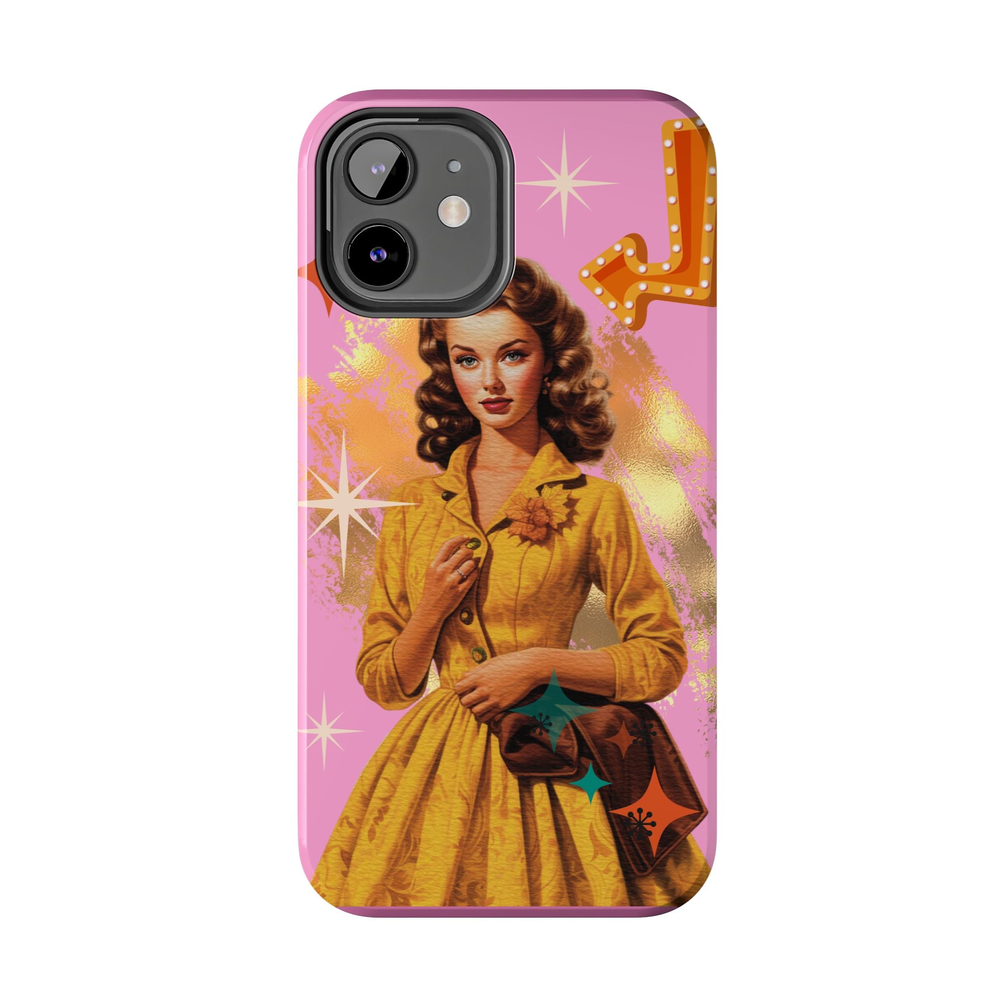 50s Pink Glam Retro Phone Case 💖📱