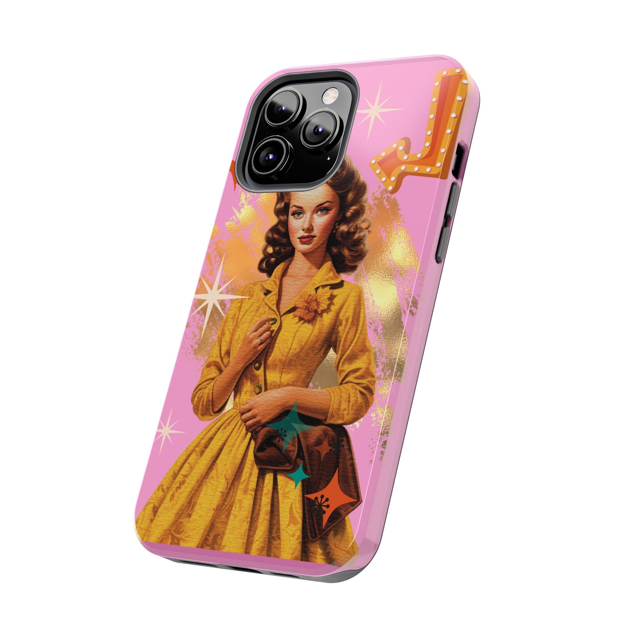 50s Pink Glam Retro Phone Case 💖📱