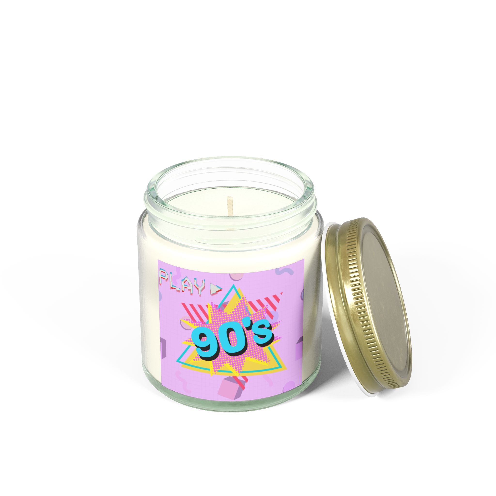 90s Play Button Candle 📼🕯️