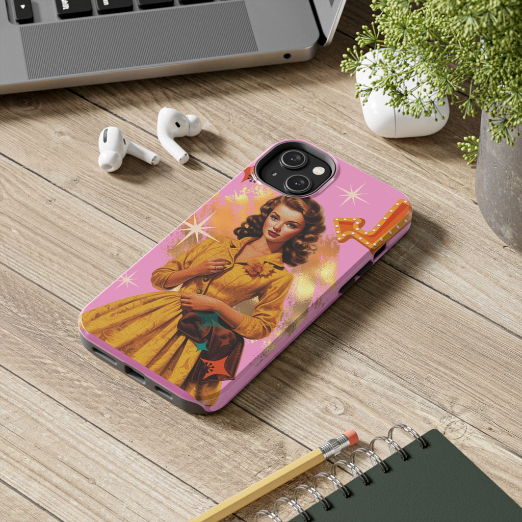 50s Pink Glam Retro Phone Case 💖📱