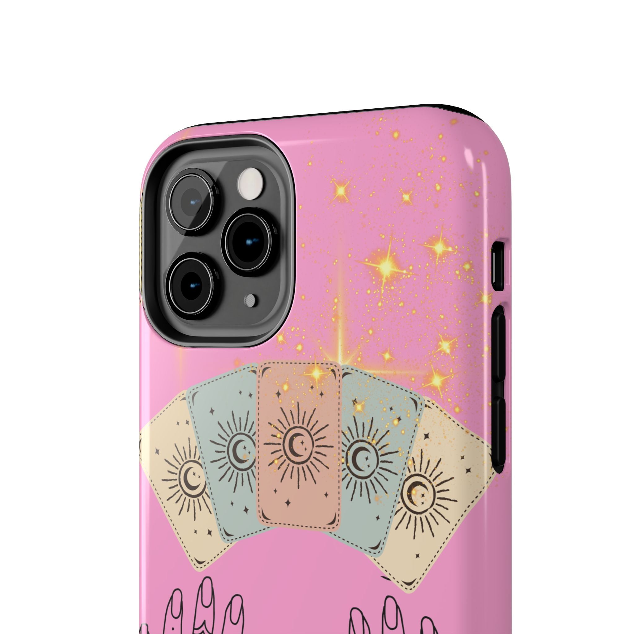 60s–70s Mystical Tarot Henna Hands Phone Case 🔮📱