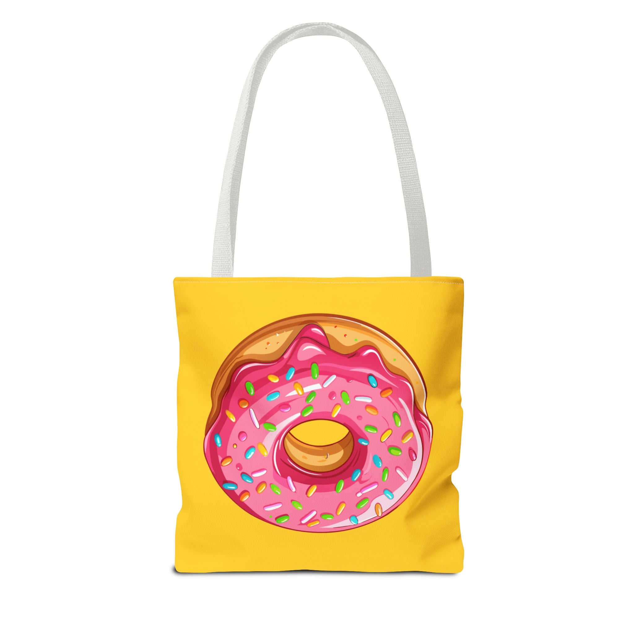 🍩 90s Donut Tote Bag – Bright Sprinkles 🍩