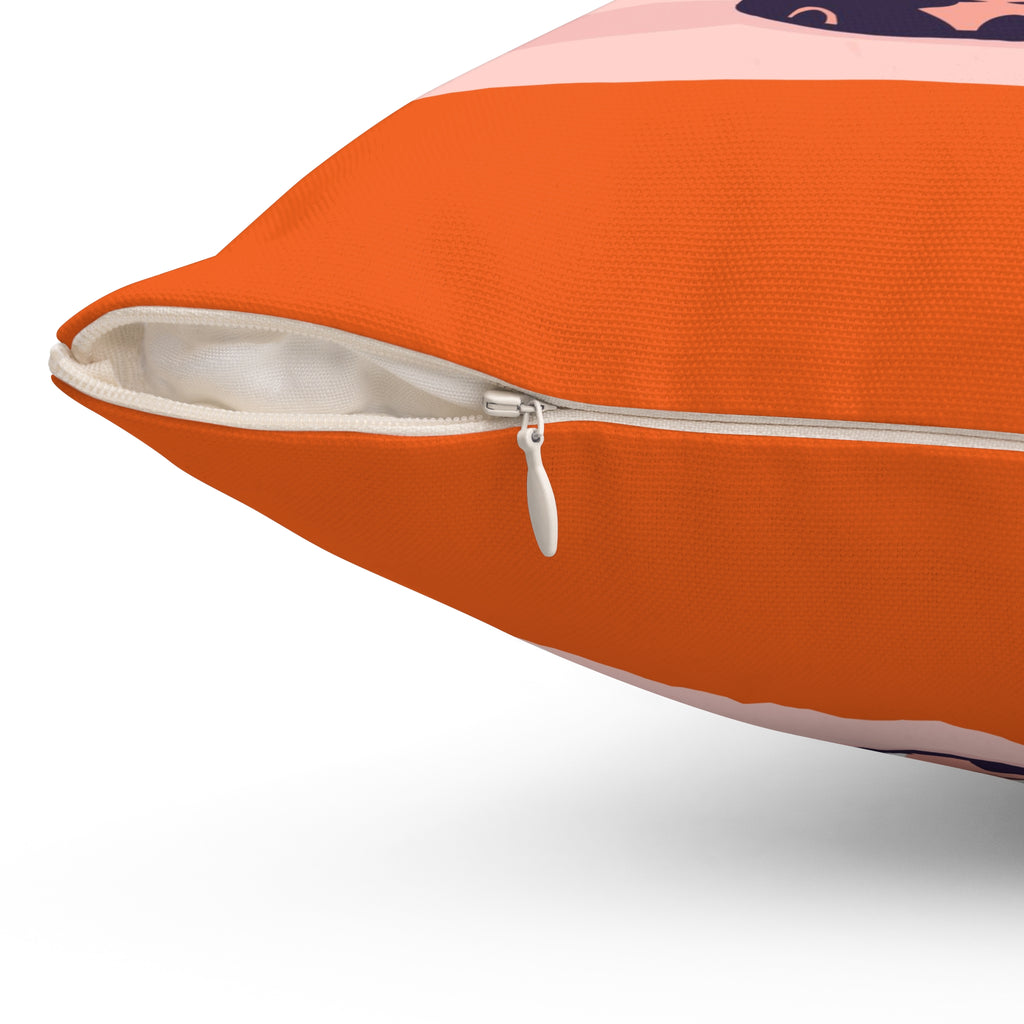 The Heart and the Brain 60s Mood Pillow