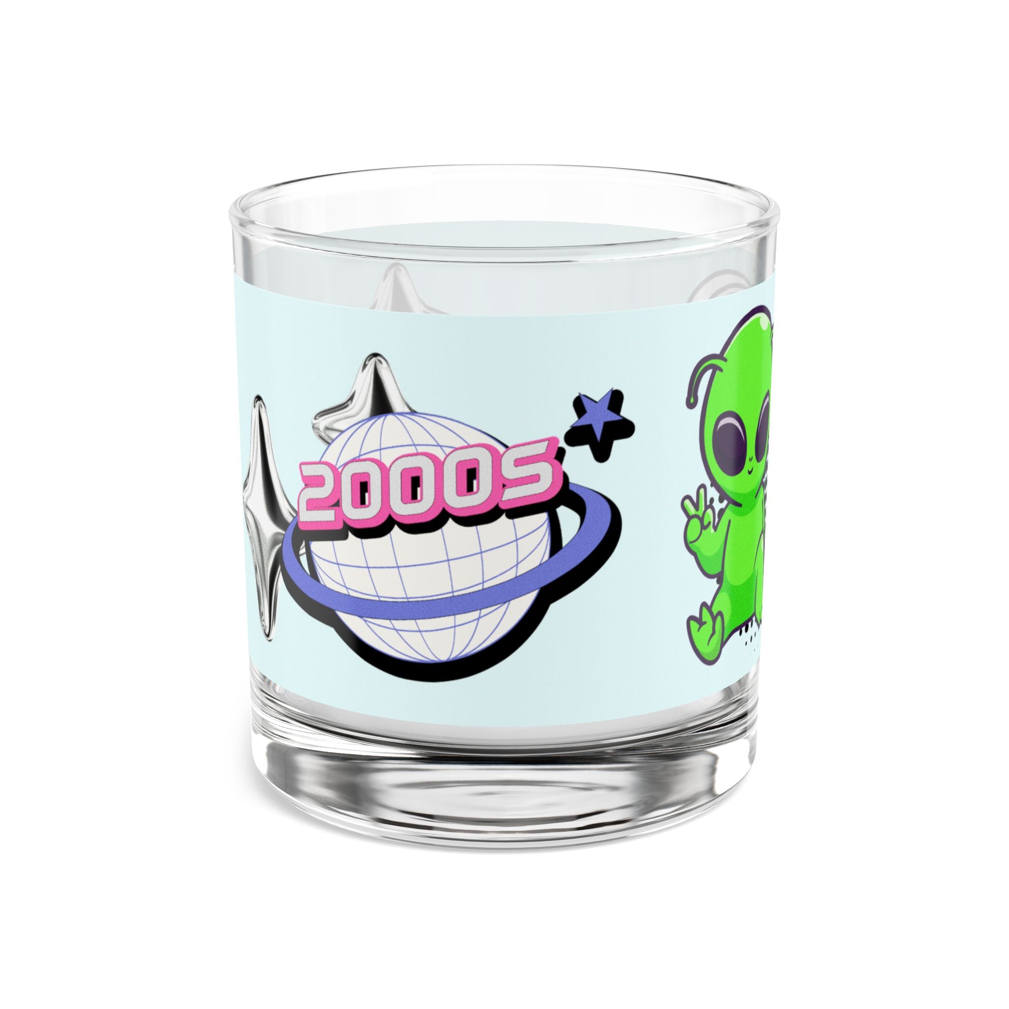 Y2K 2000s Alien Astronaut Glass 👽🚀✨
