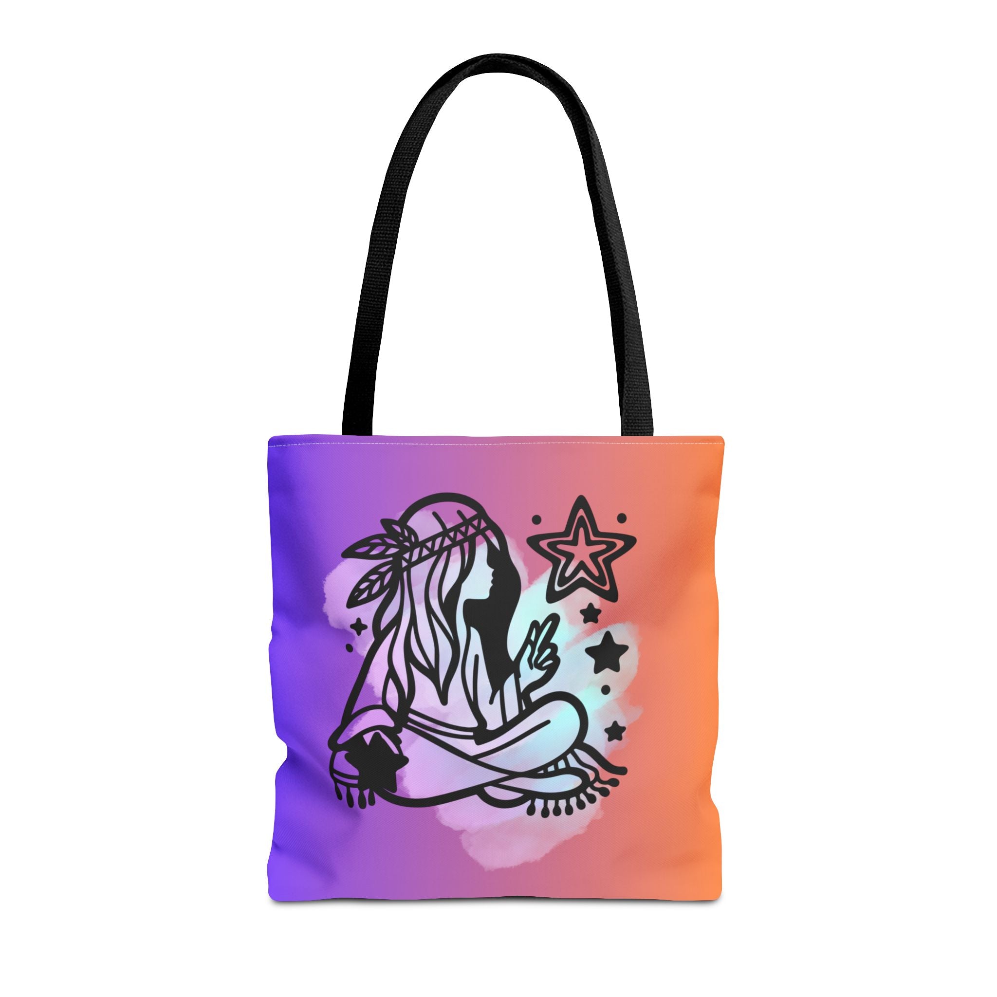 🌙✨ 60s - 70s Moon Child Tote Bag 🌼🌈