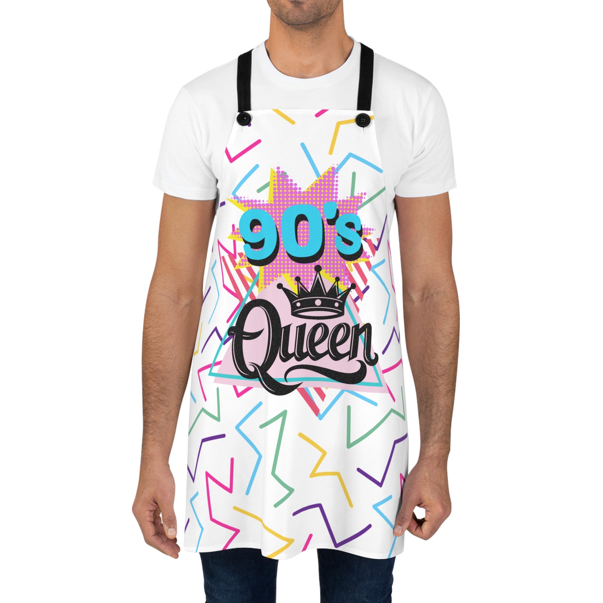 💖👑 90s Queen Playful Apron 🌈✨